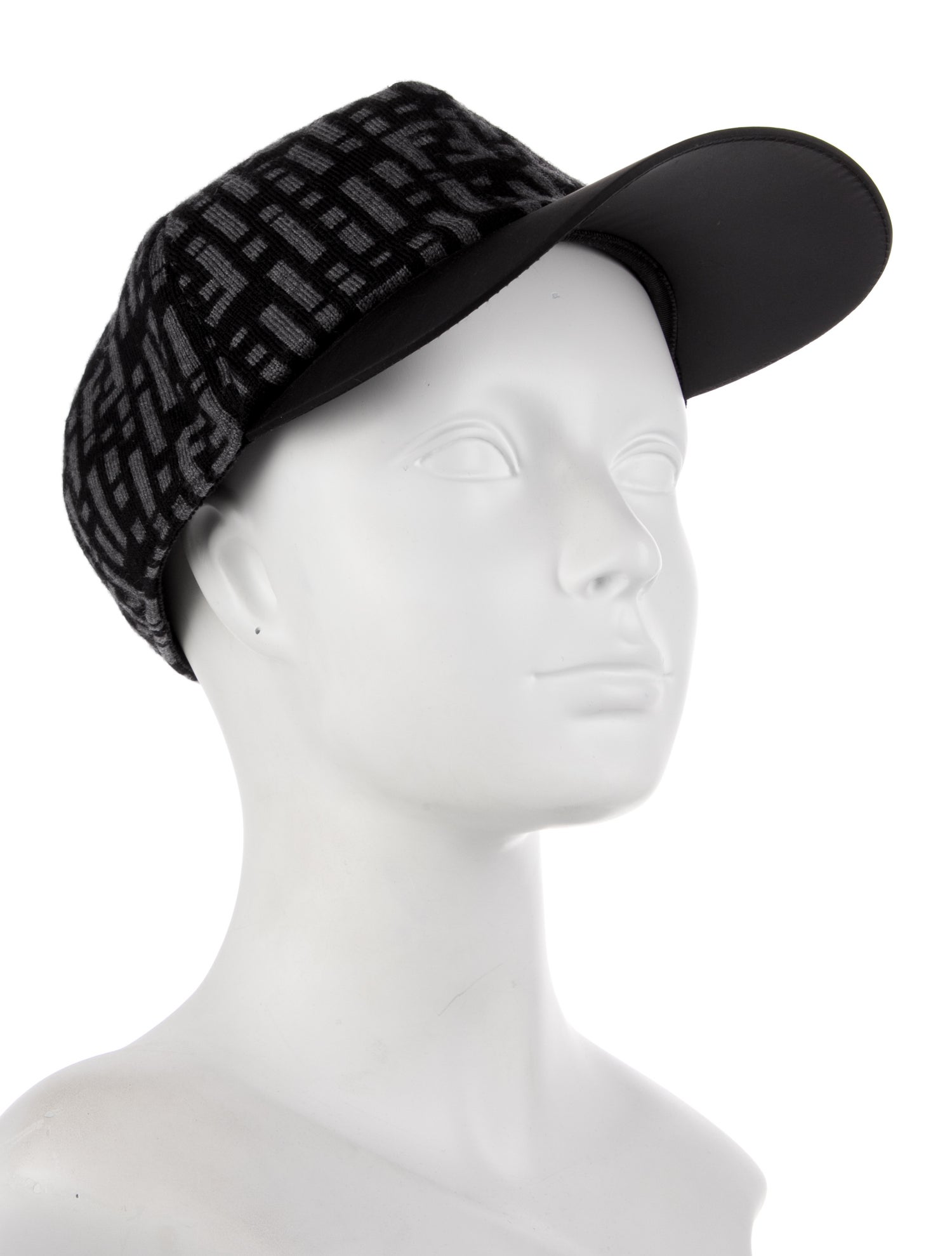Fendi Pattern Print Baseball Hat