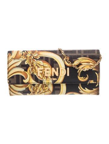 Pre-owned Fendace Minaudière In Brown