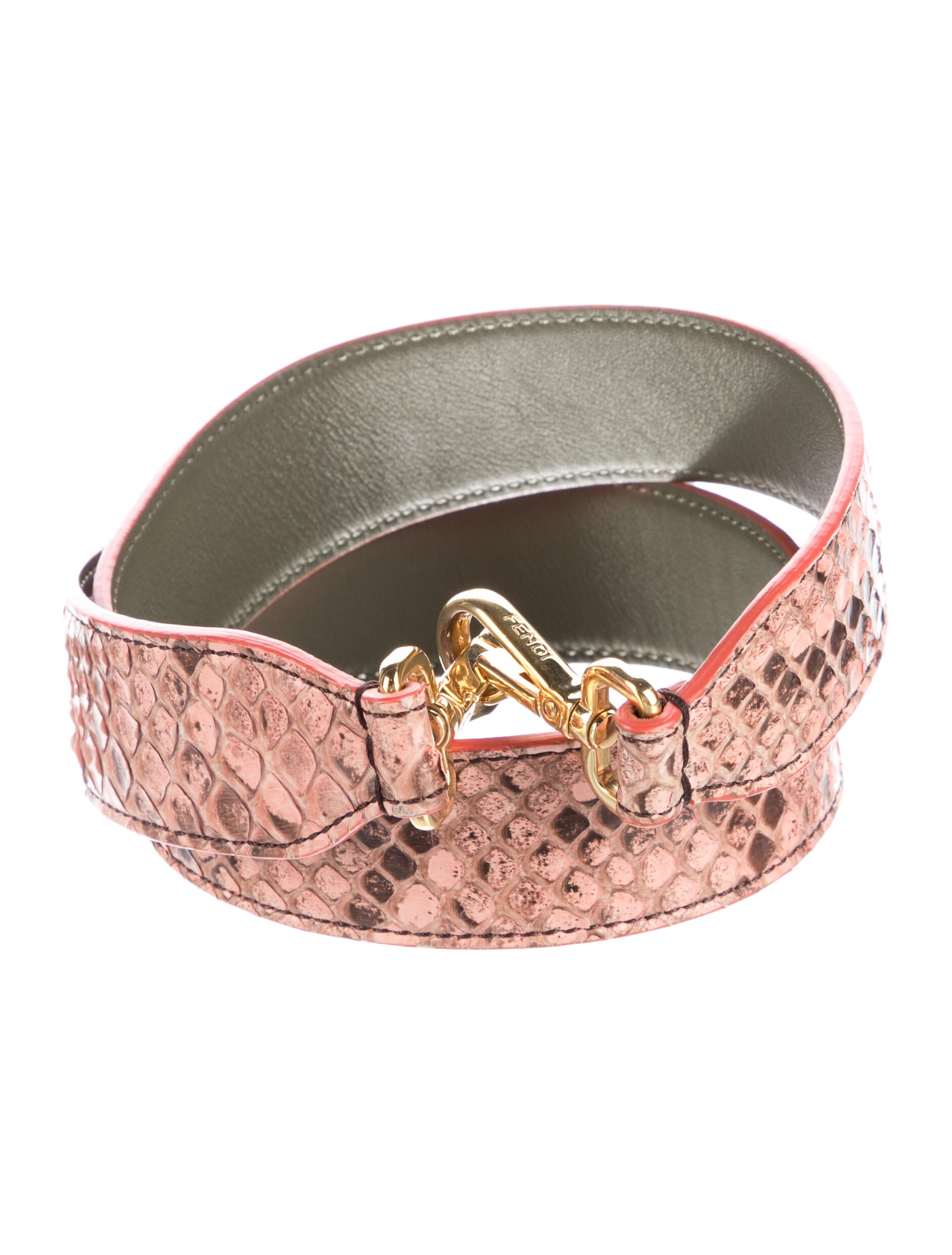 Fendi Snakeskin Bag Strap