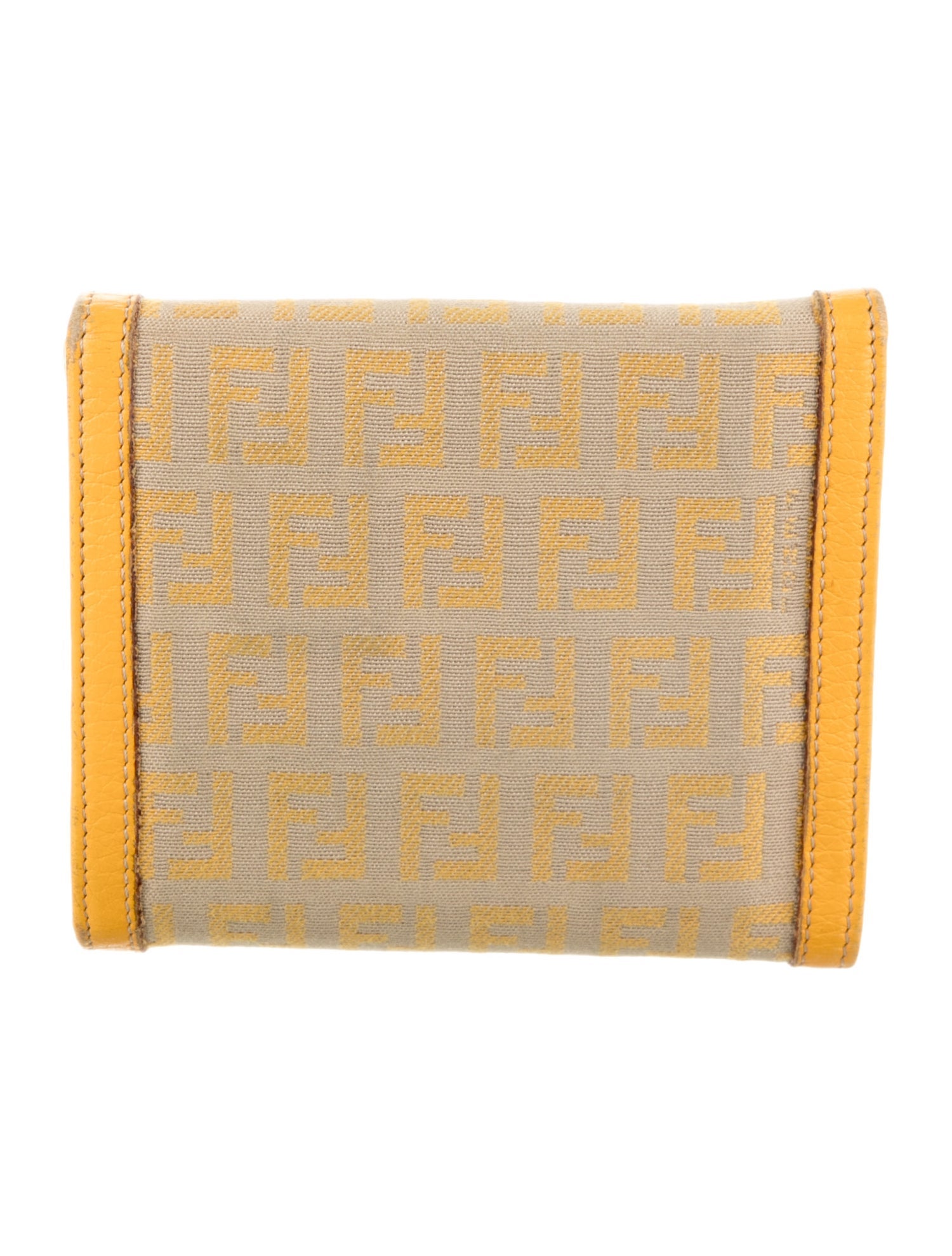 Fendi Canvas Printed Compact Wallet