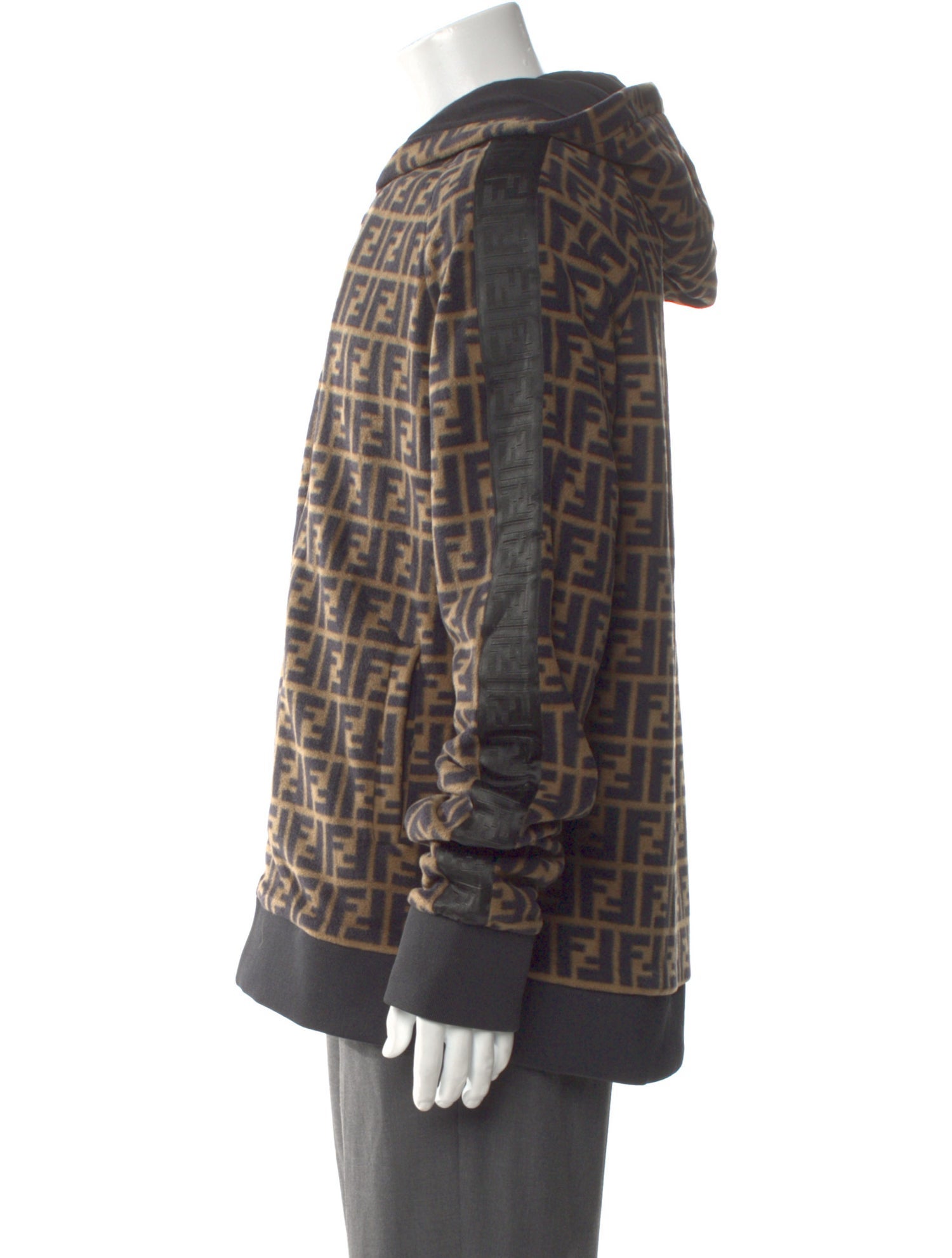 Fendi Zucca FF Logo Printed Hoodie w/ Tags