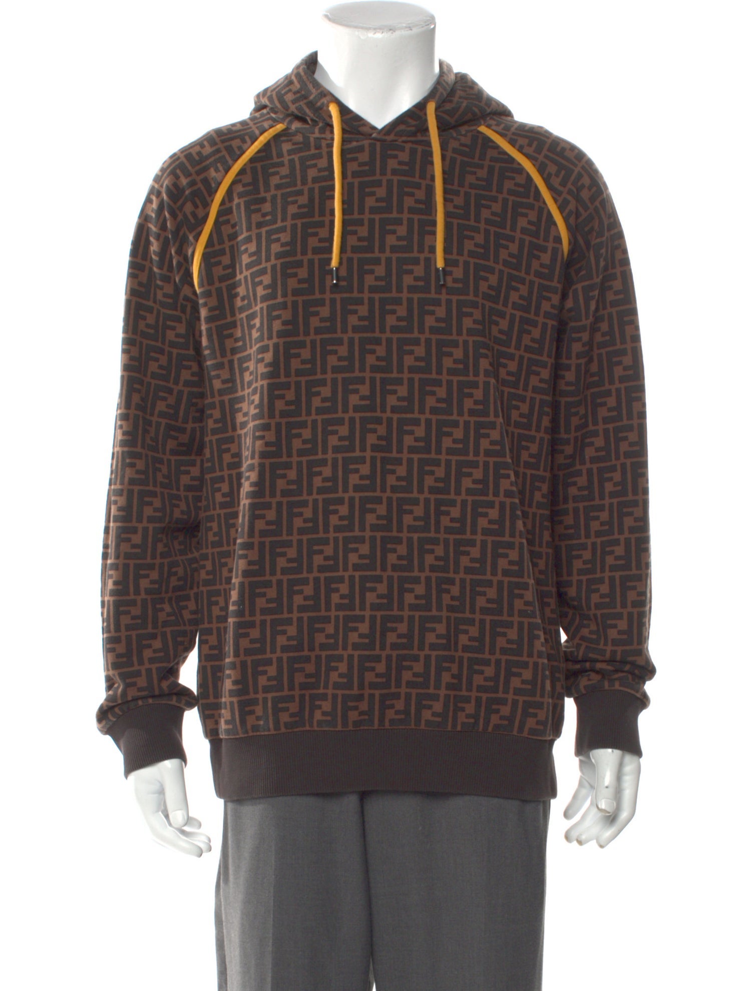 Fendi Zucca FF Logo Printed Hoodie