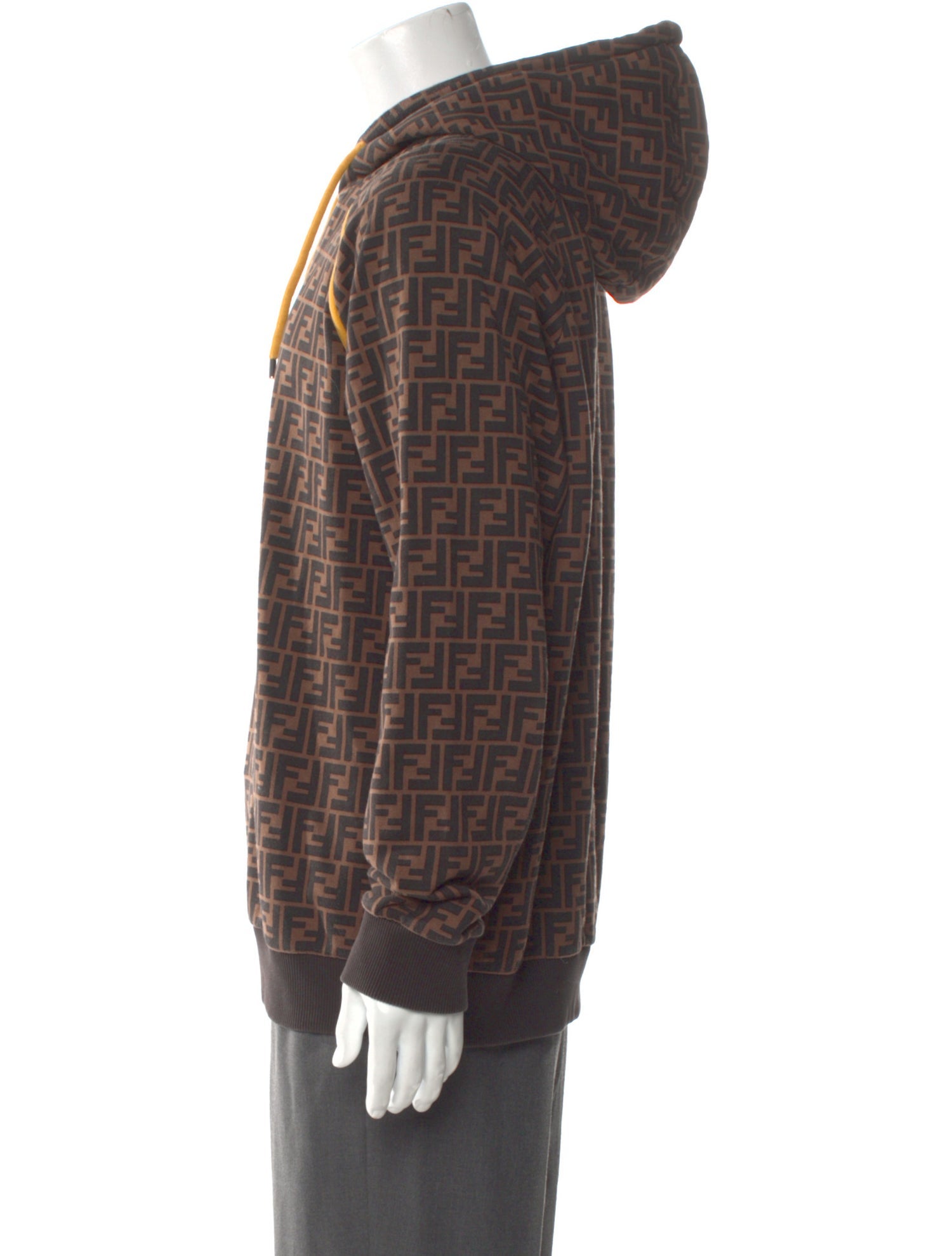 Fendi Zucca FF Logo Printed Hoodie