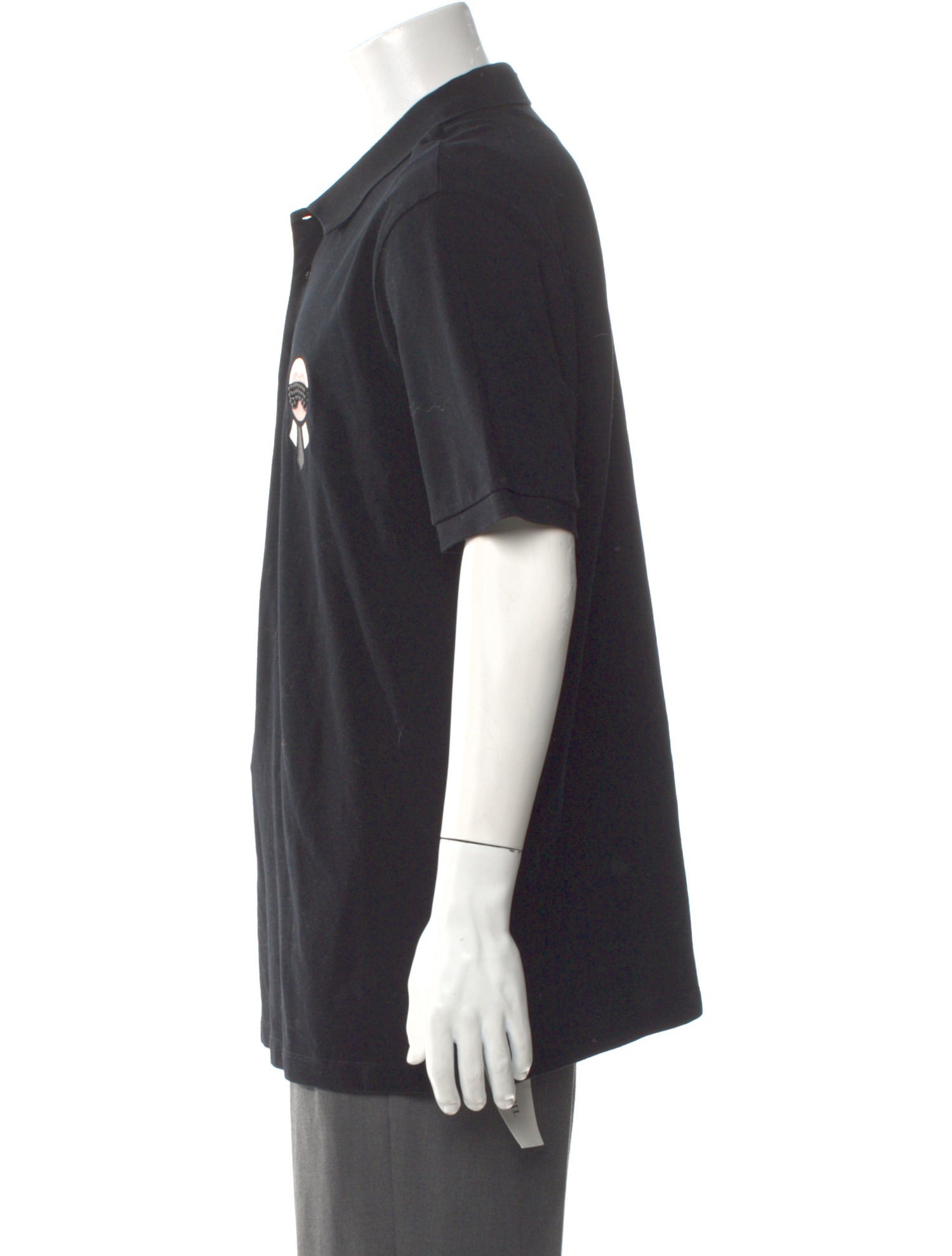 Fendi Zucca FF Logo Graphic Print Polo Shirt