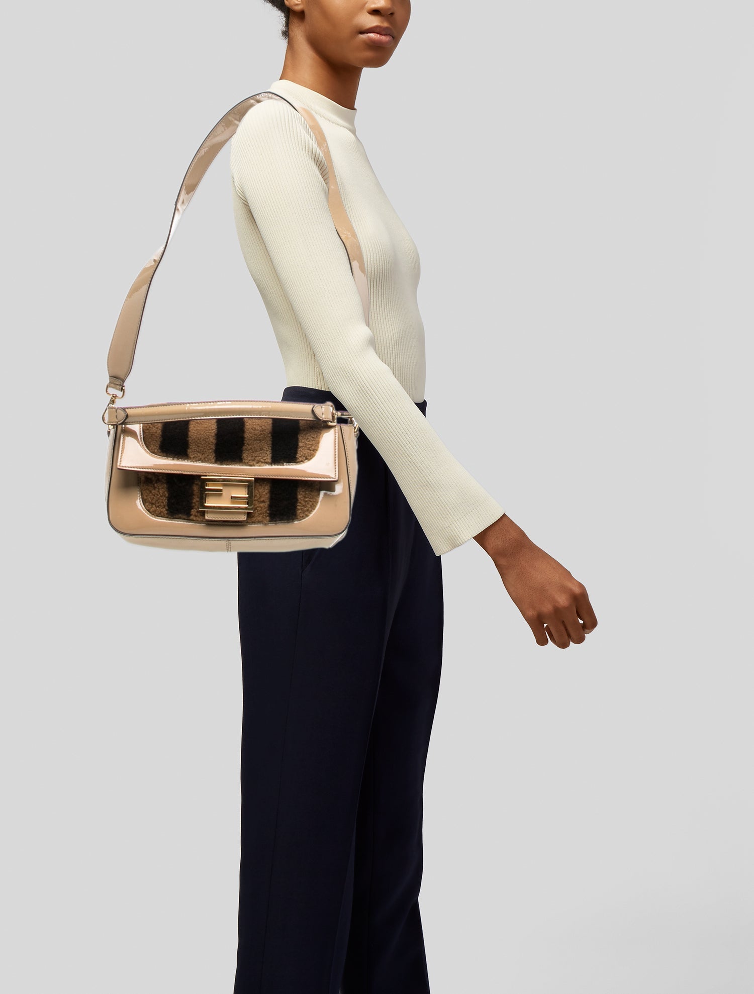 Fendi Pequin Baguette