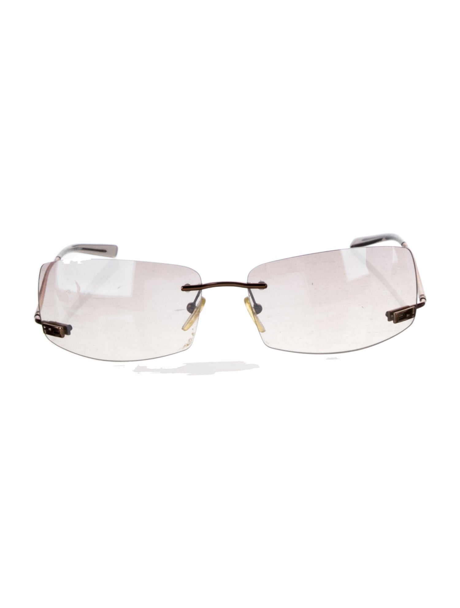 Fendi Zucchino FF Logo Shield Sunglasses