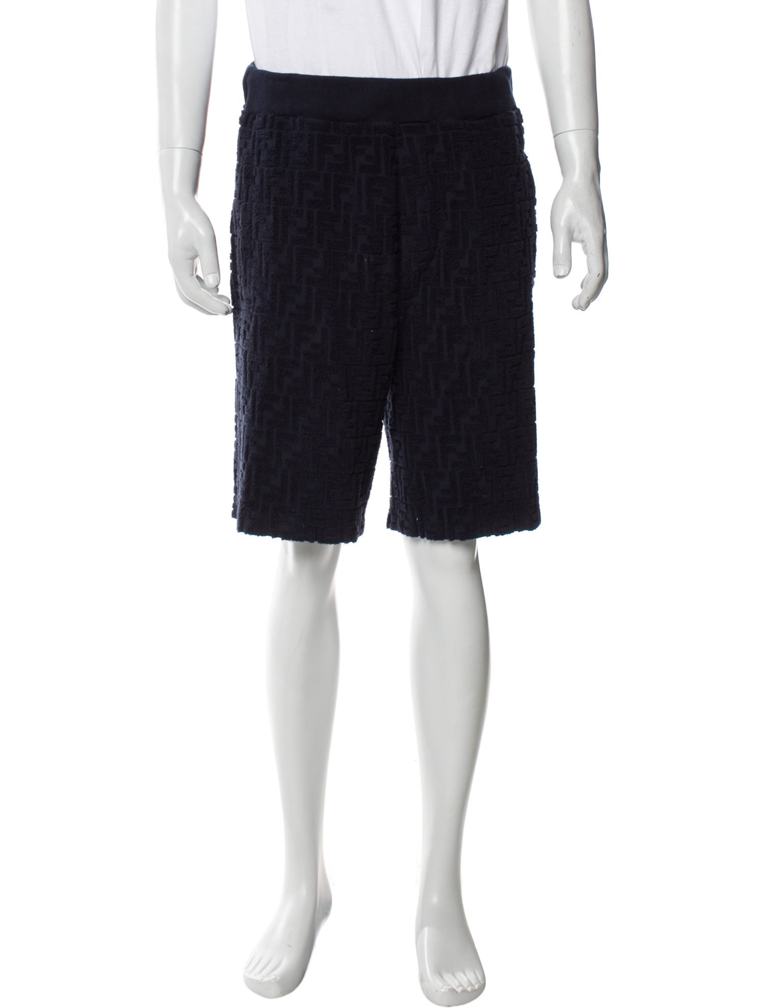Fendi Zucca FF Logo Jogger Shorts