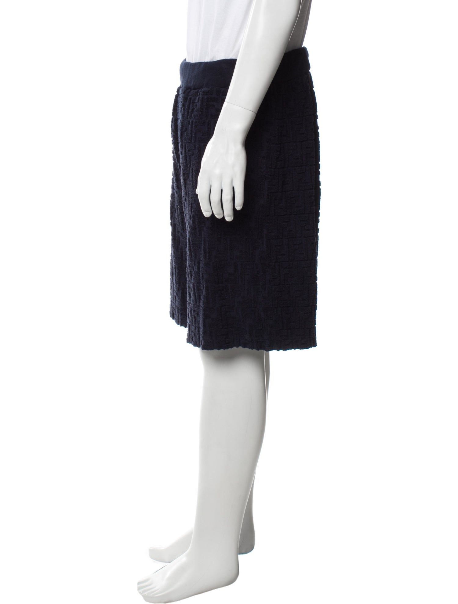 Fendi Zucca FF Logo Jogger Shorts