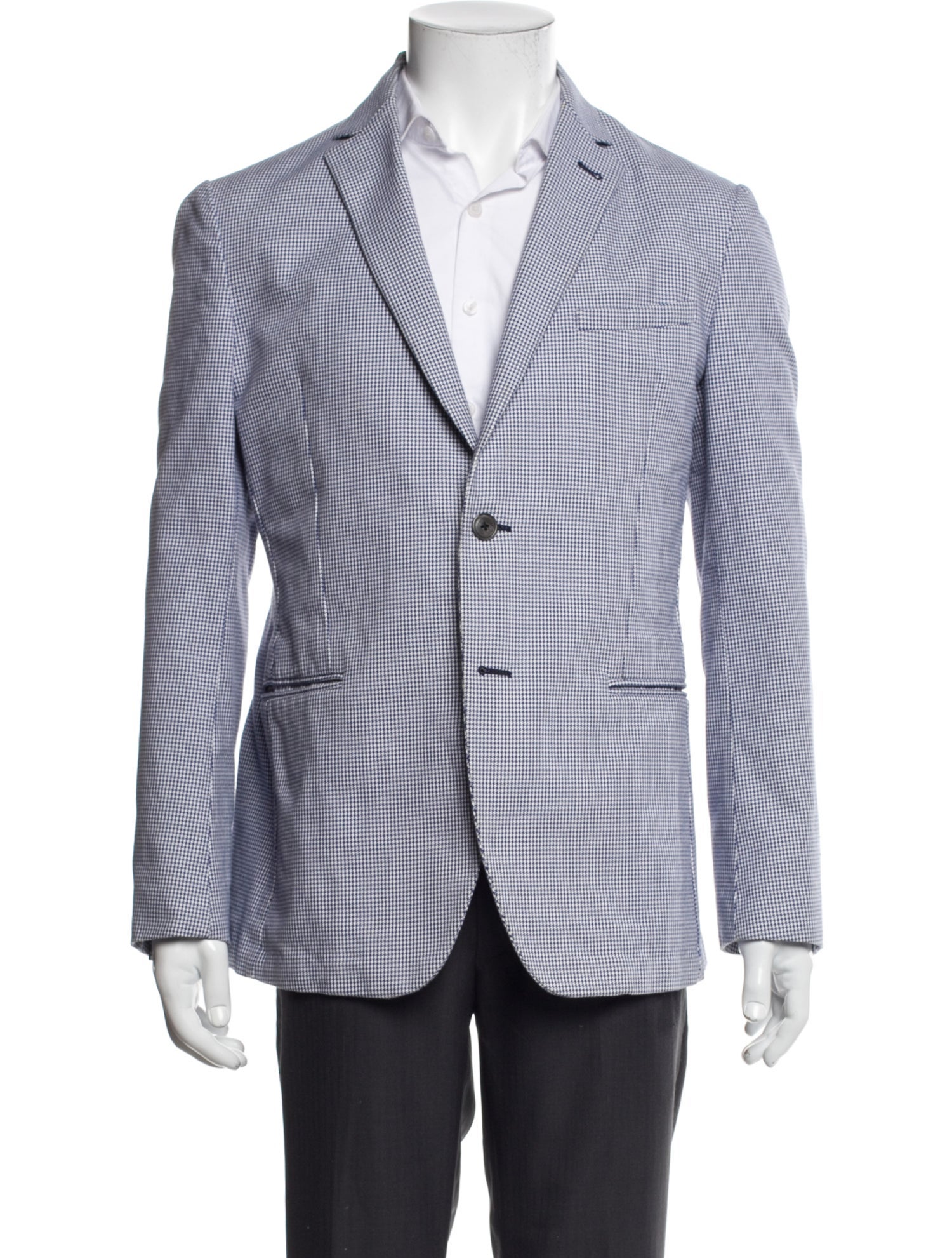 Fendi Houndstooth Print Blazer