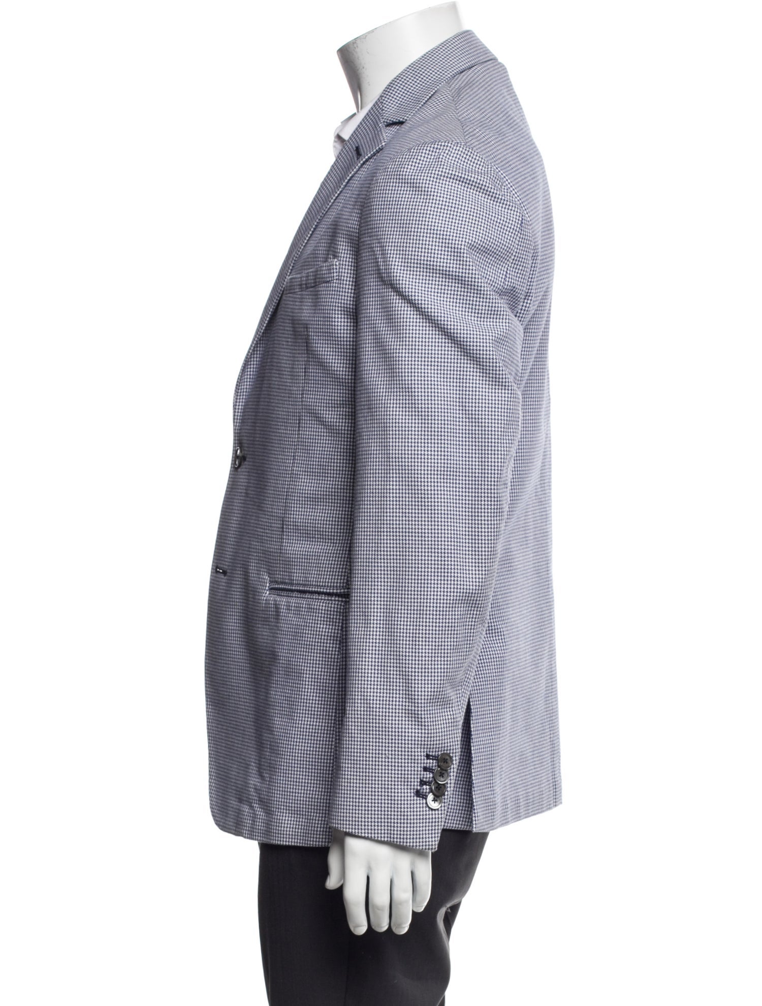Fendi Houndstooth Print Blazer
