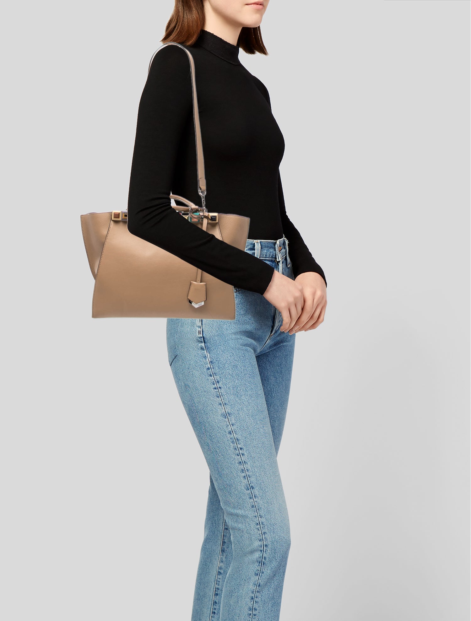 Fendi Leather Peekaboo