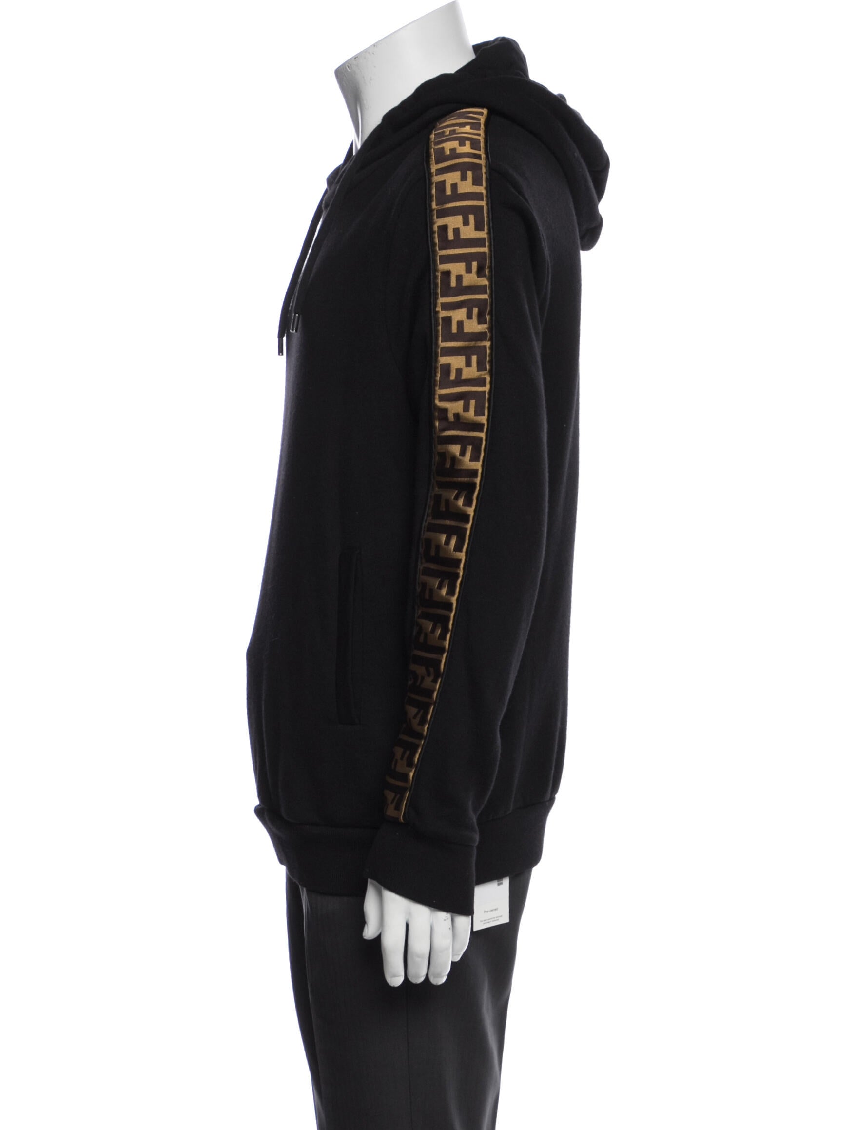 Fendi Zucca FF Logo Graphic Print Hoodie