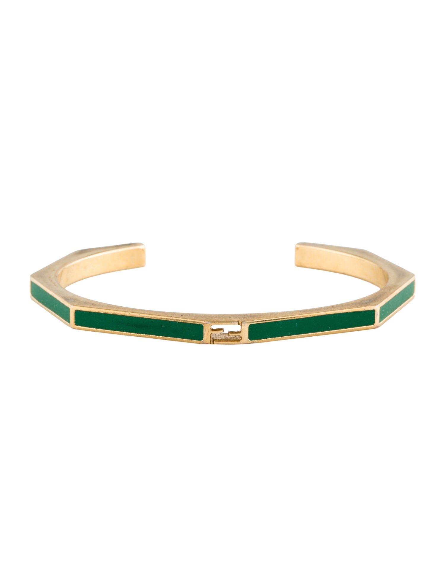 Fendi Enamel Cuff Bracelet