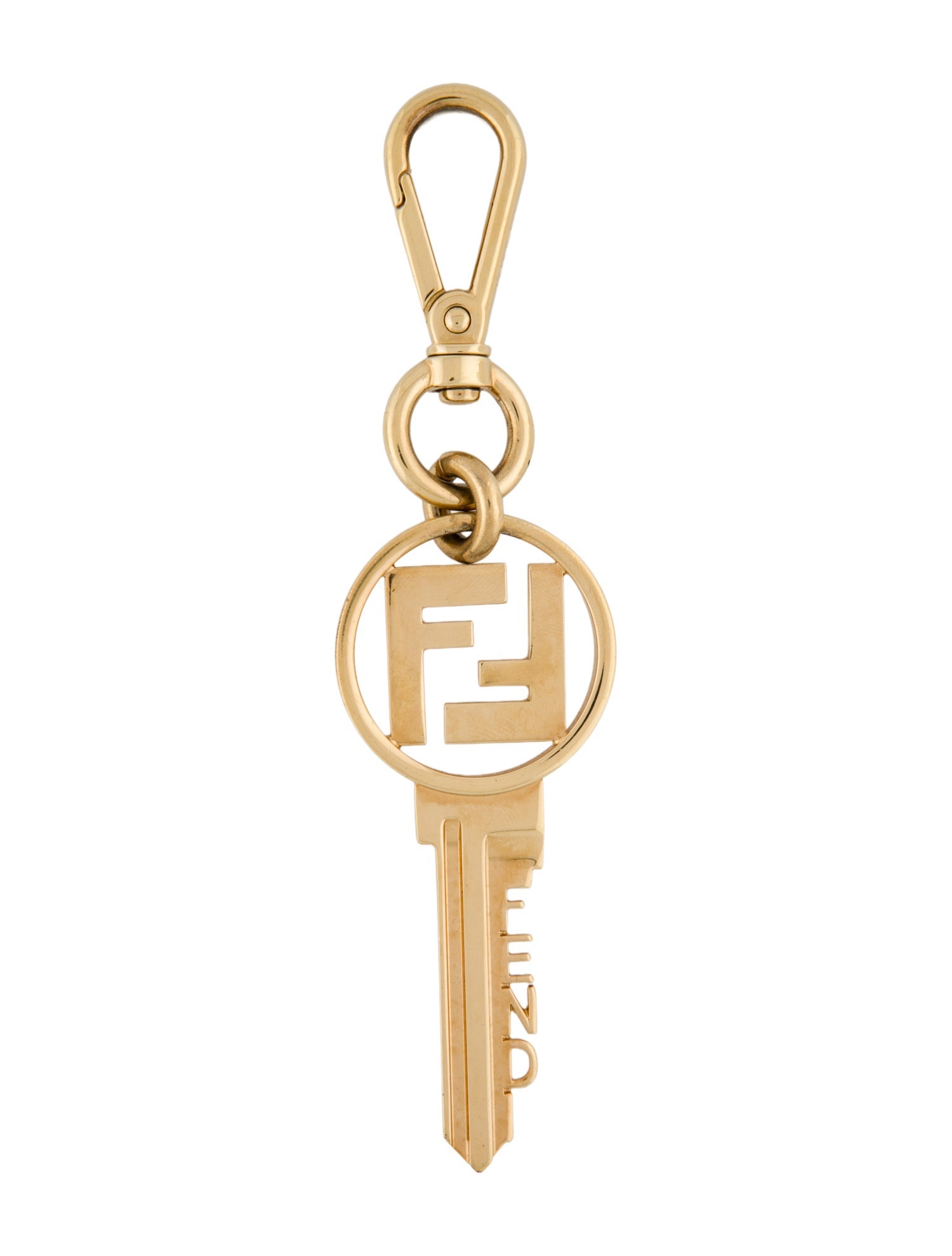 Fendi Gold key ring