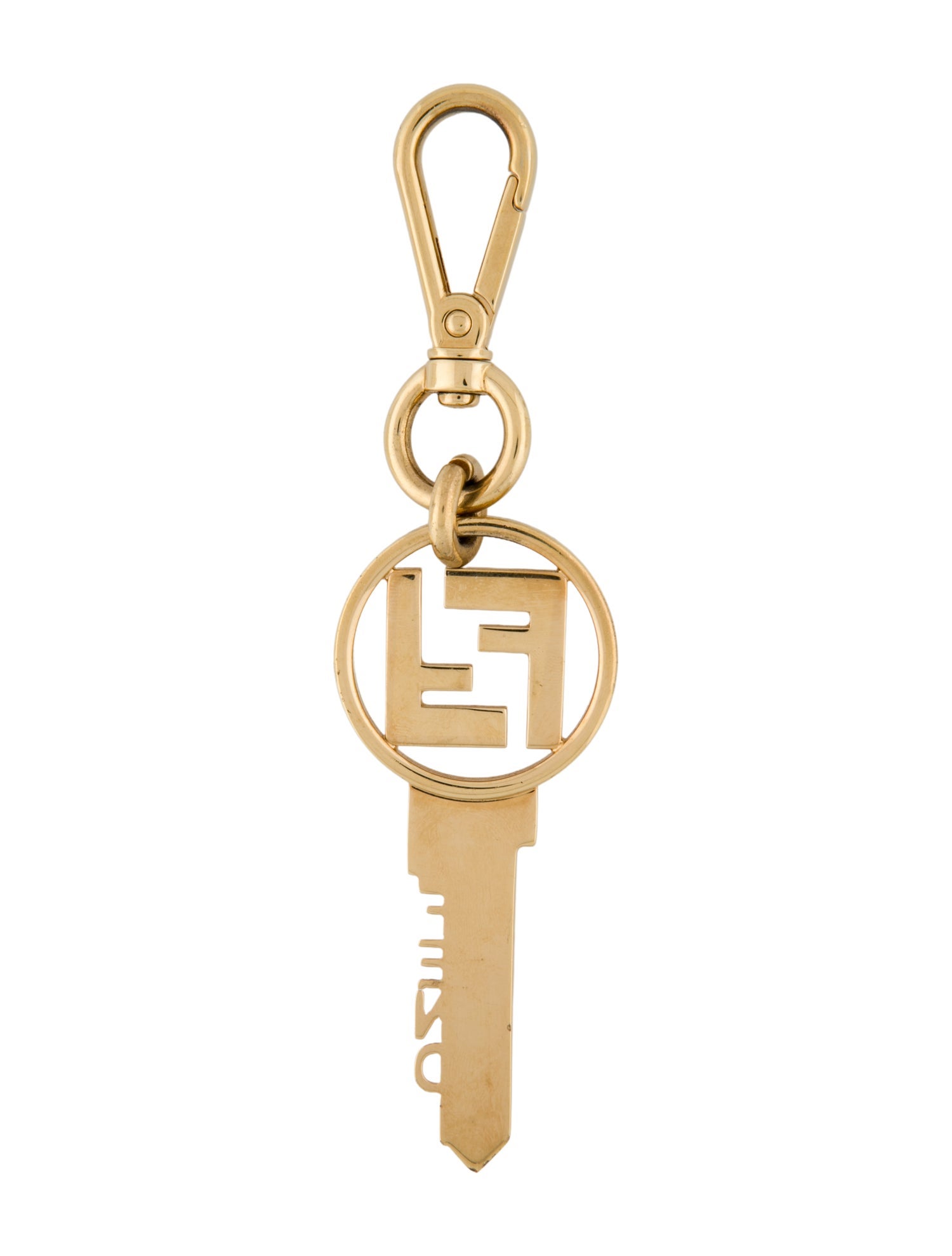 Fendi Gold key ring