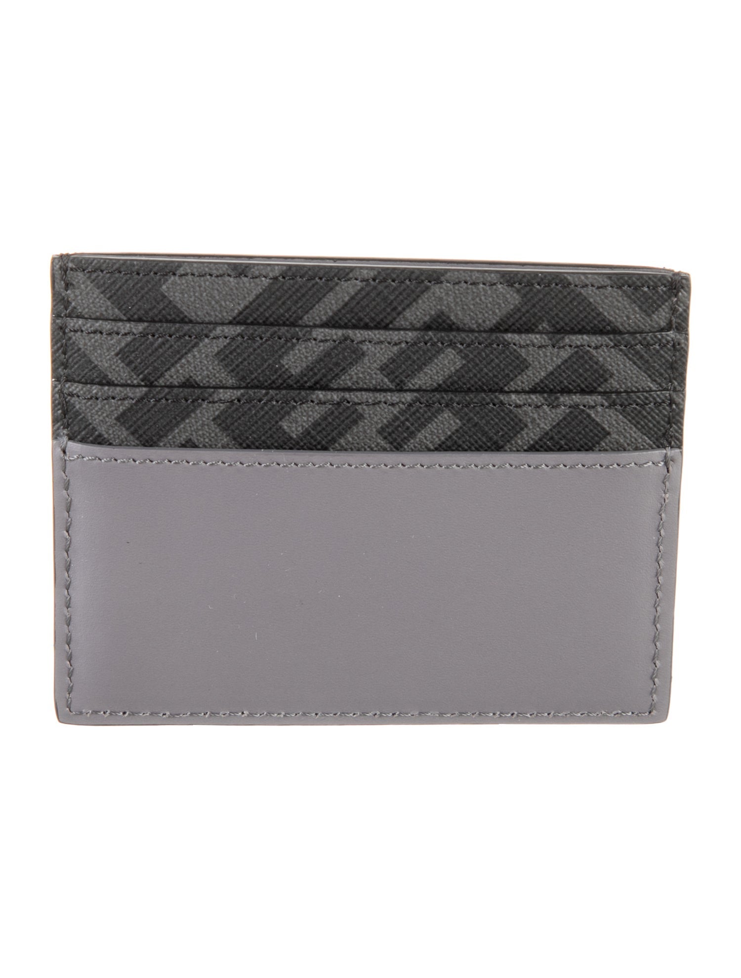 Fendi Leather Printed Card Holder
