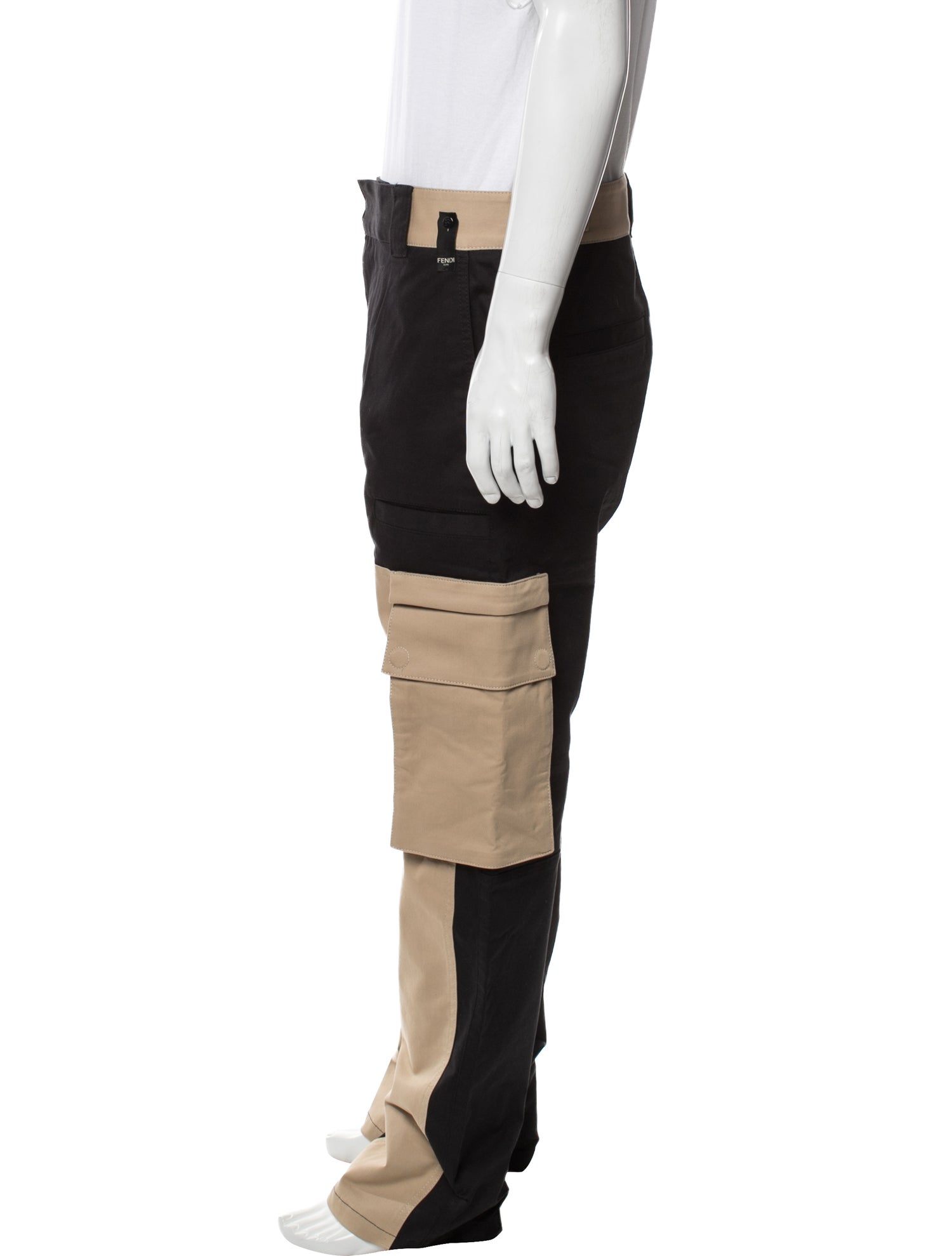 Fendi Zucchino FF Logo Cargo Pants