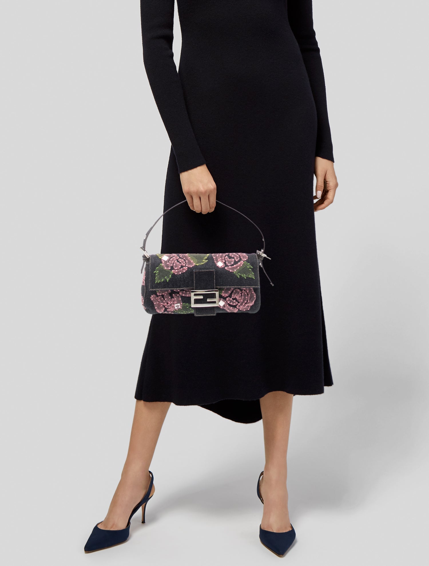Fendi Denim Baguette