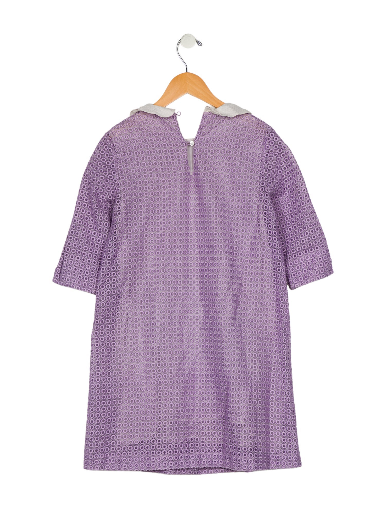 Fendi Girls Eyelet Dress