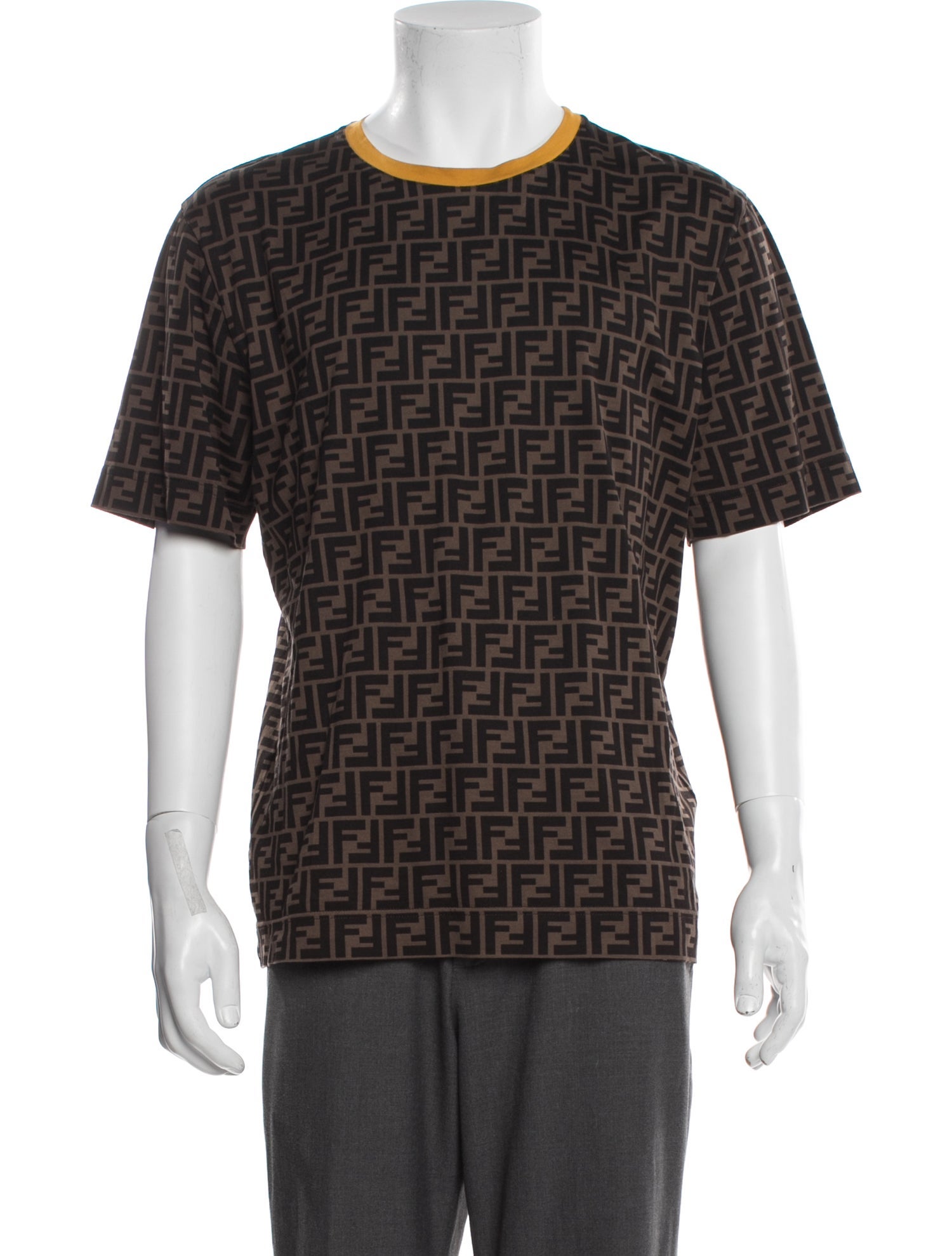Fendi Zucca FF Logo Printed T-Shirt