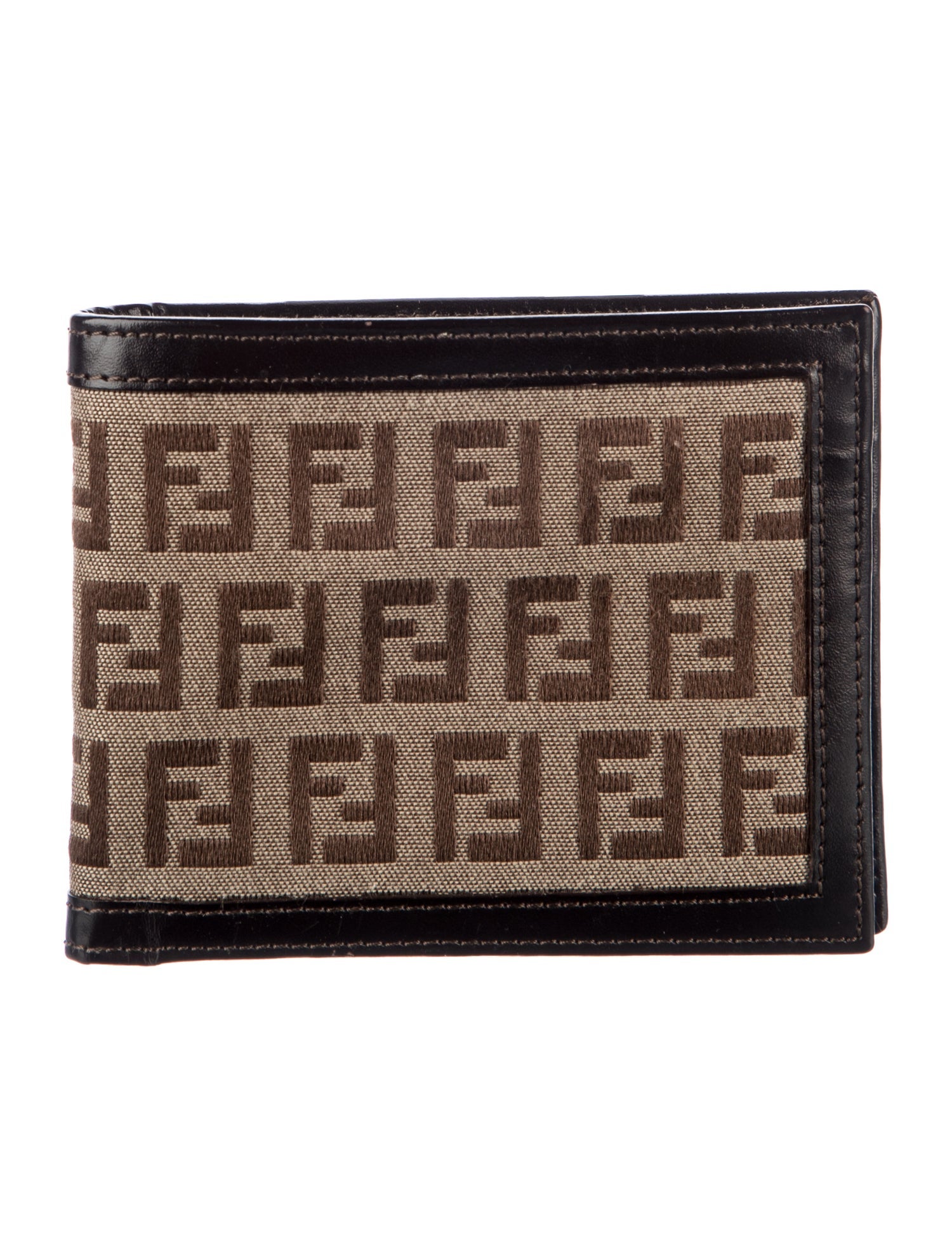 Fendi Vintage Zucca FF Logo Wallet