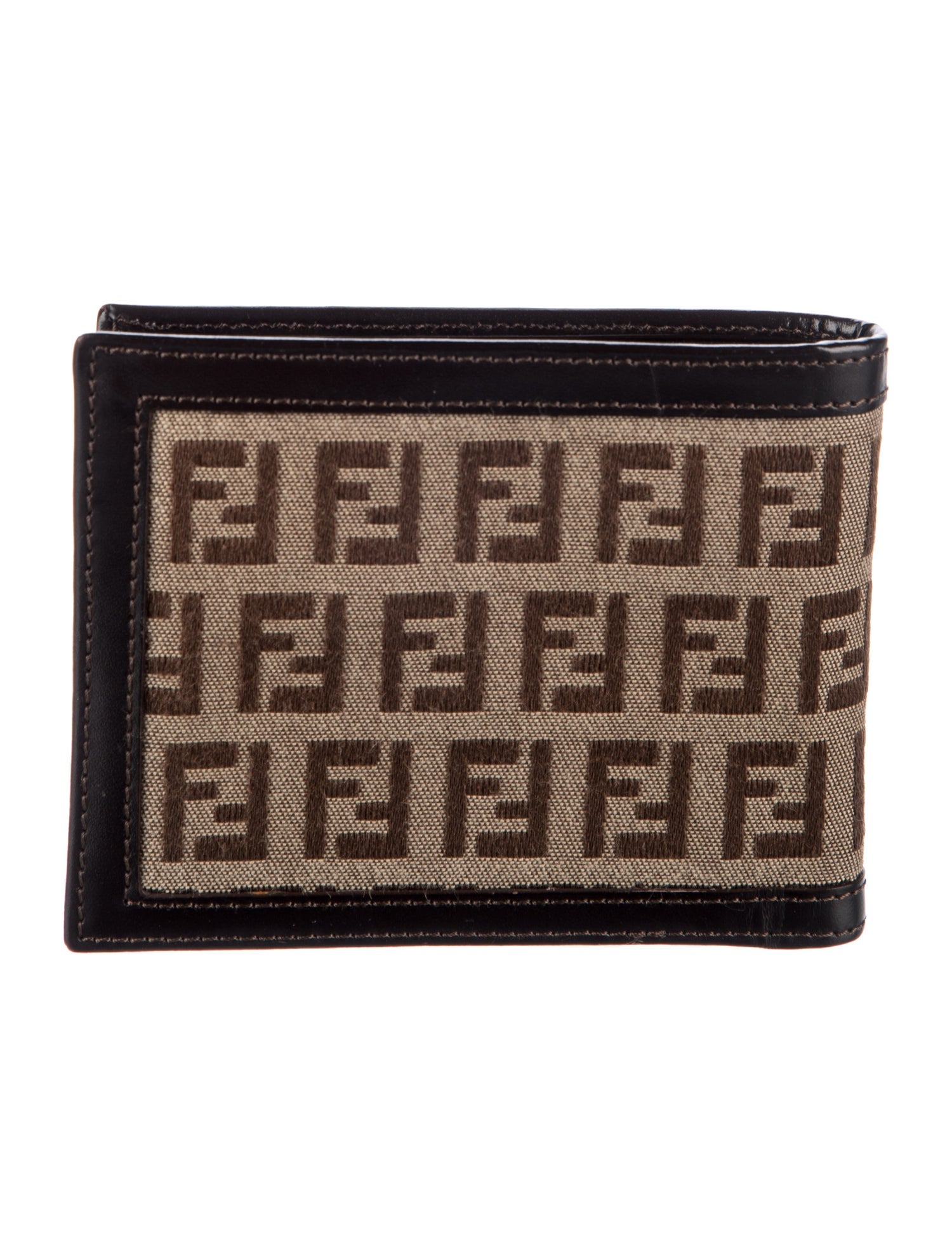 Fendi Vintage Zucca FF Logo Wallet