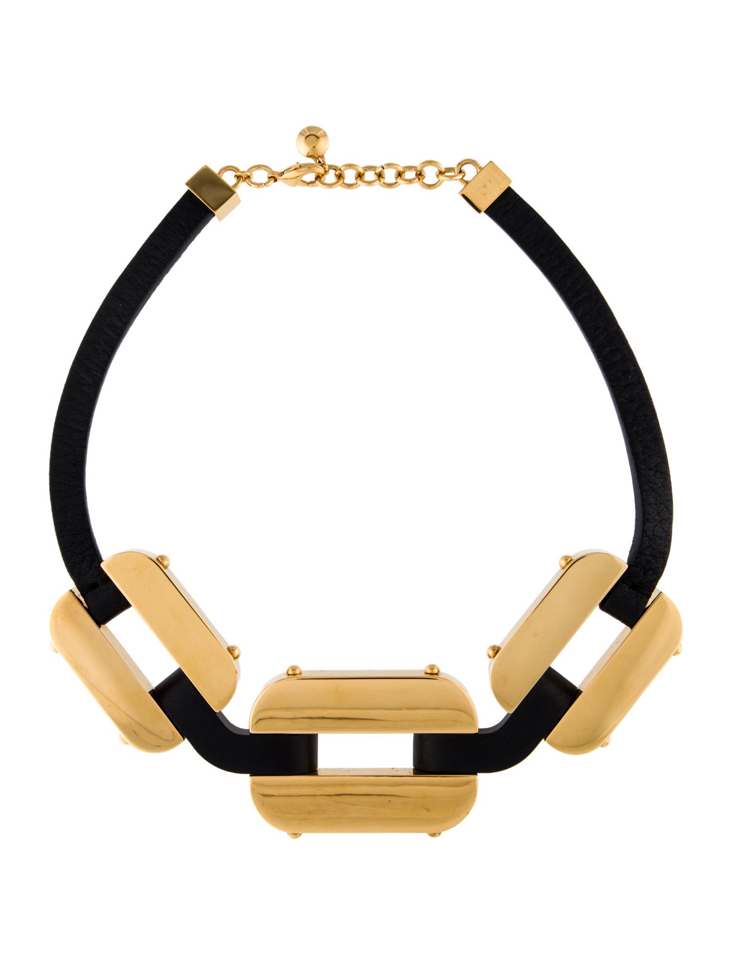 Fendi Leather Collar Necklace