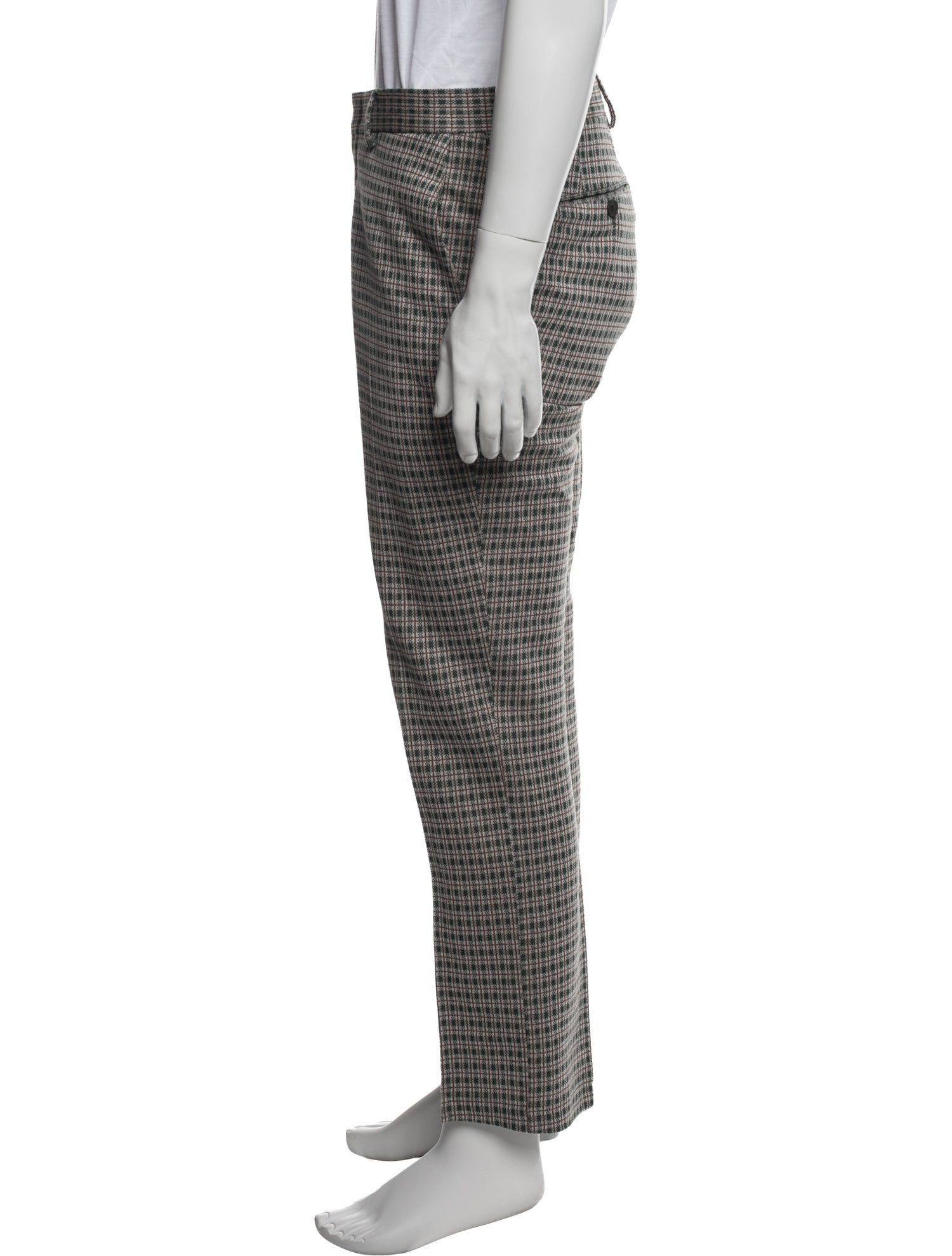 Fendi Plaid Print Pants