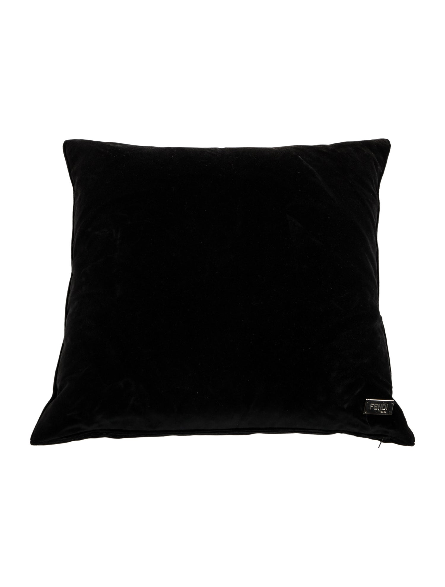 Fendi Swarovski Crystal Throw Pillow