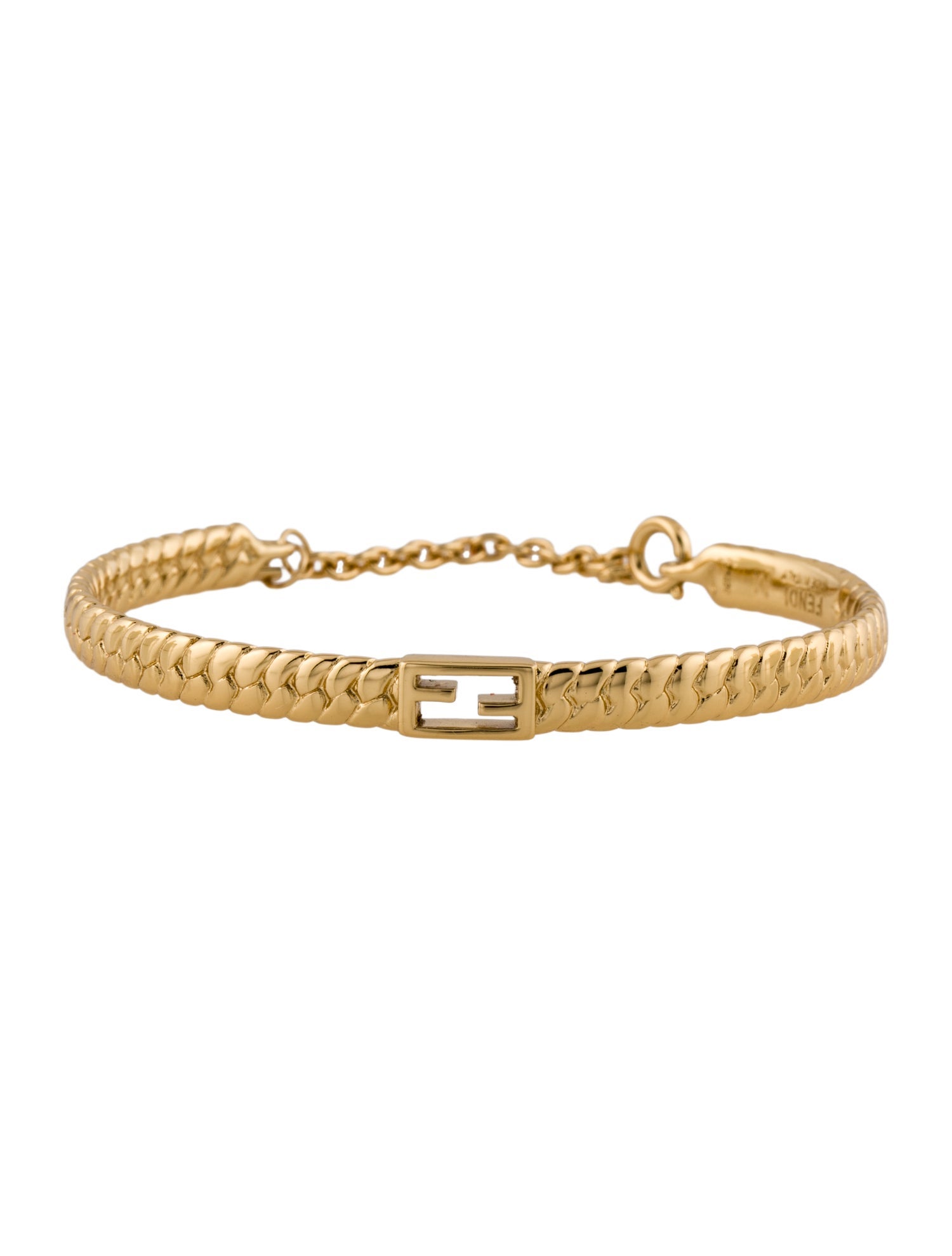 Fendi Baguette Cuff Bracelet