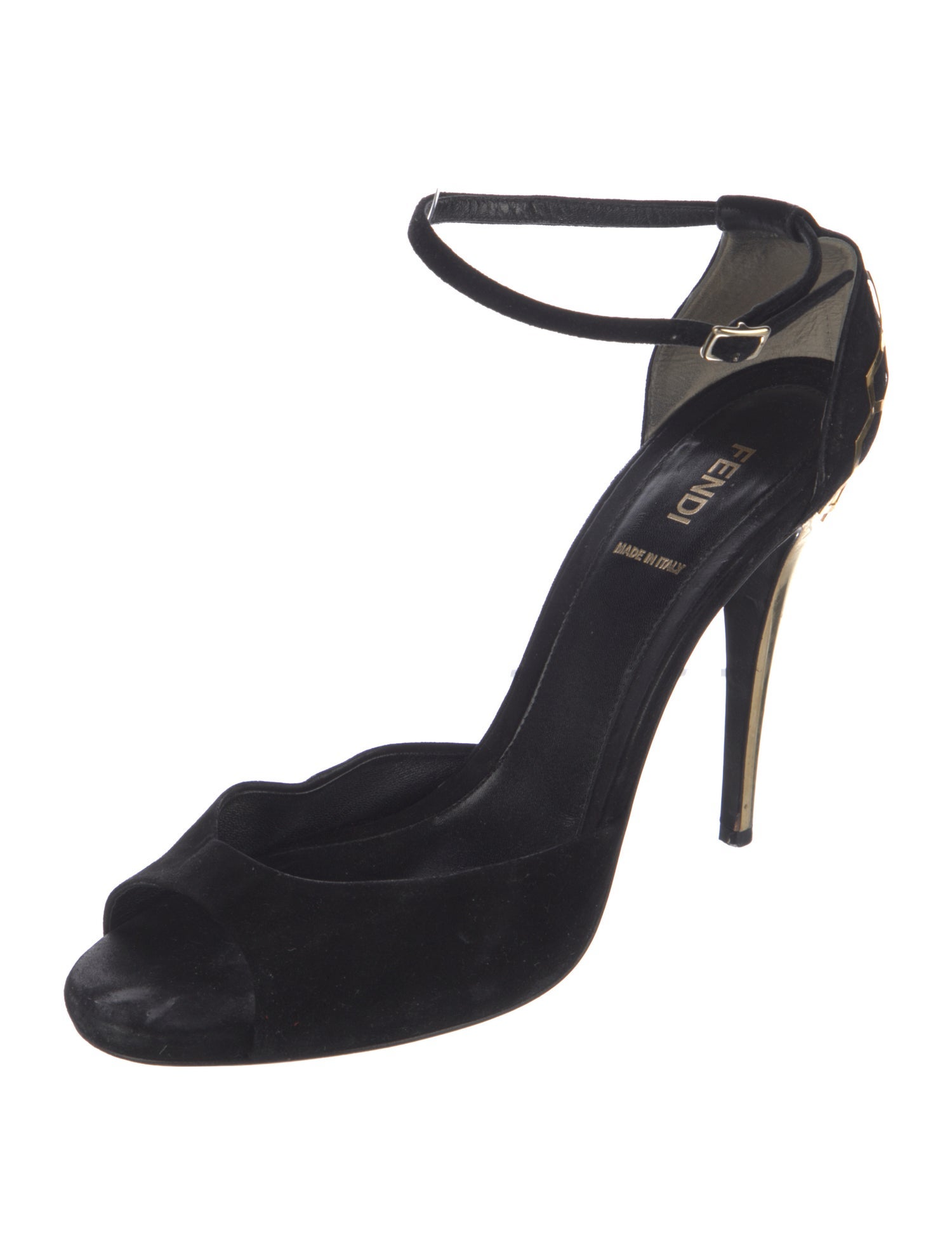 Fendi Suede Sandals