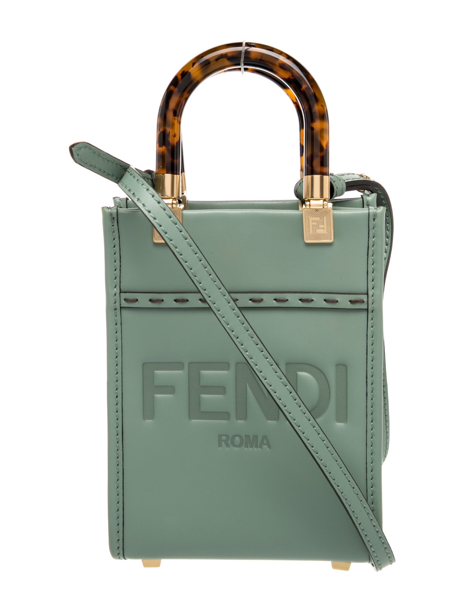 Fendi Leather Shoulder Bag Mini