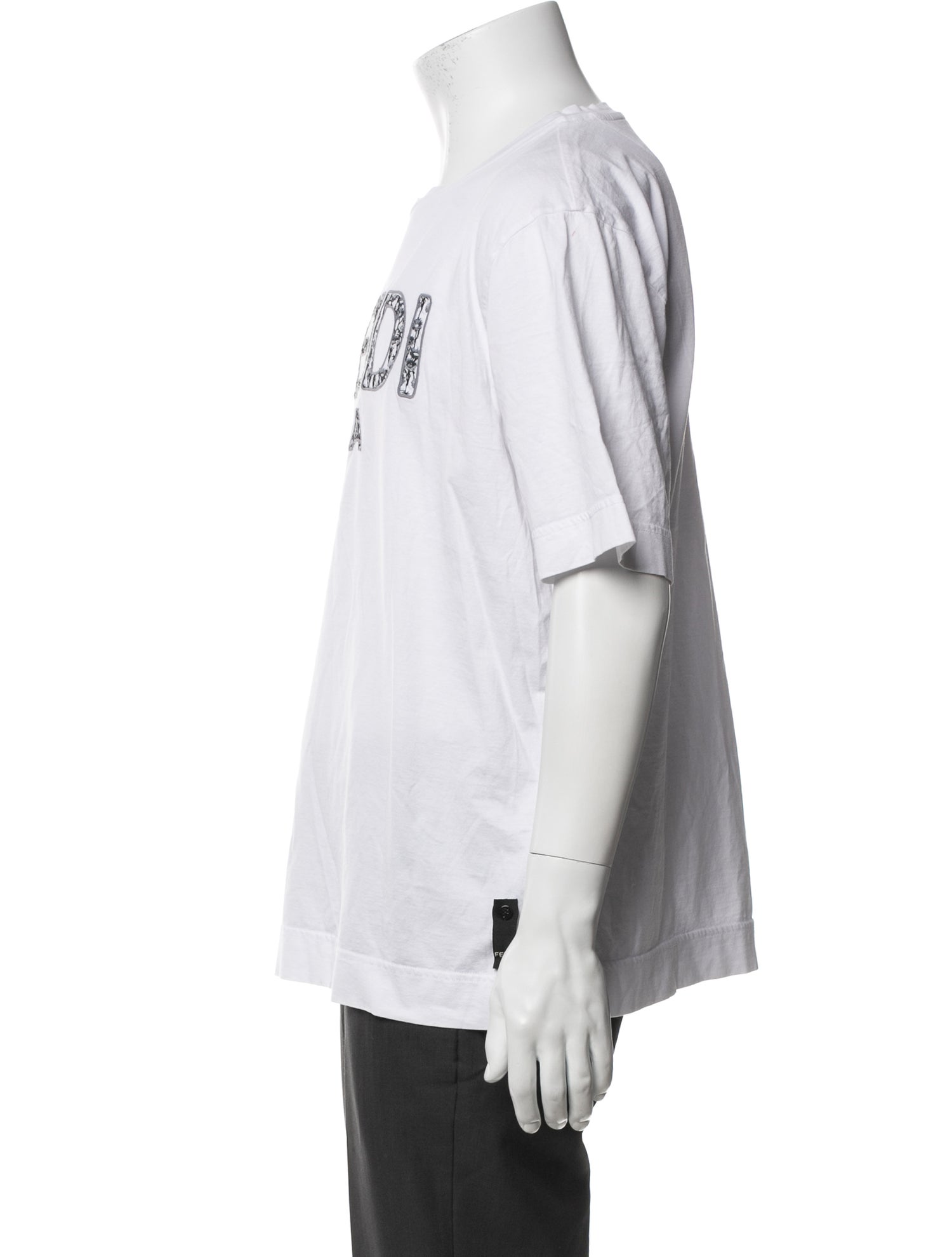 Fendi Graphic Print Crew Neck T-Shirt