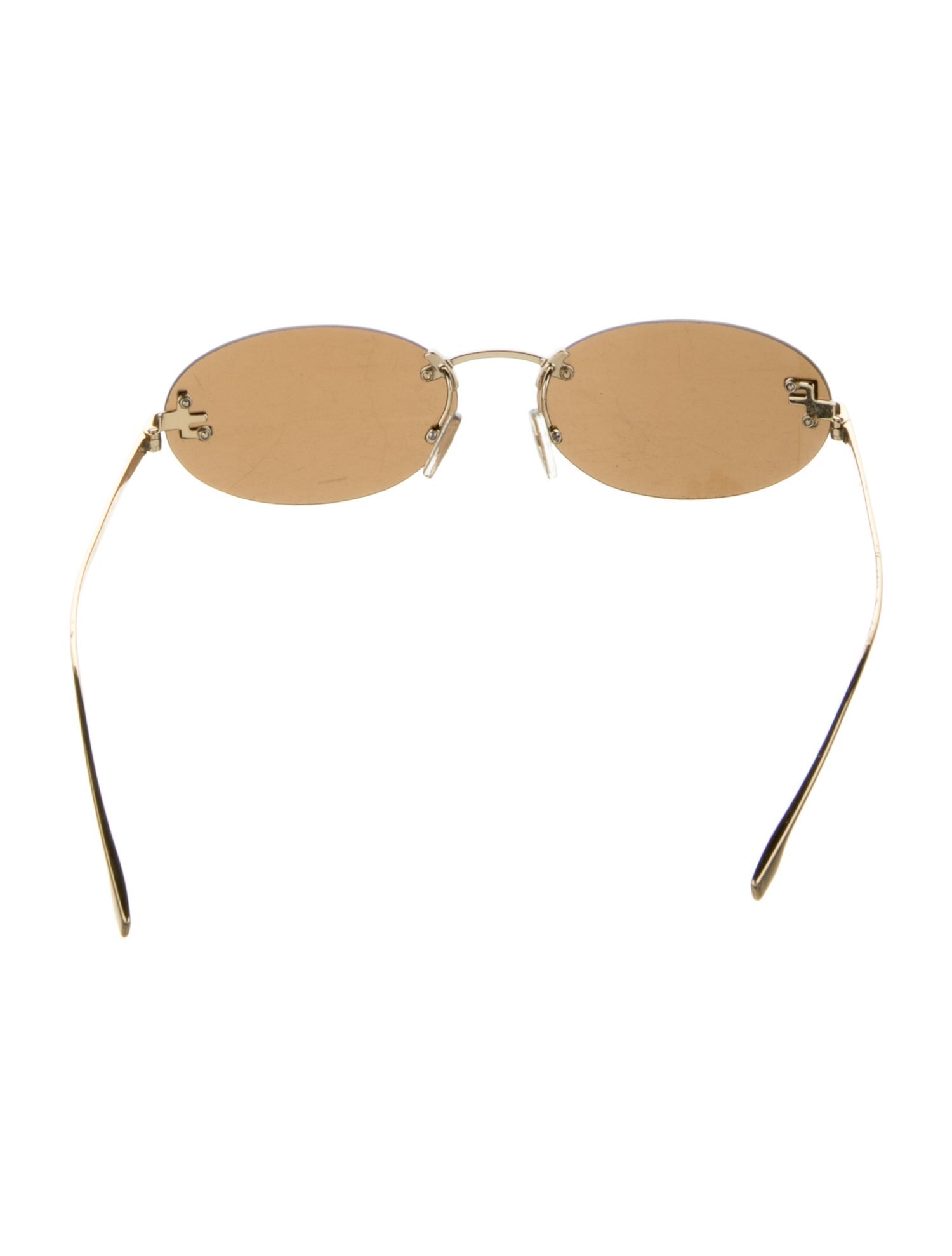 Fendi Narrow Tinted Sunglasses