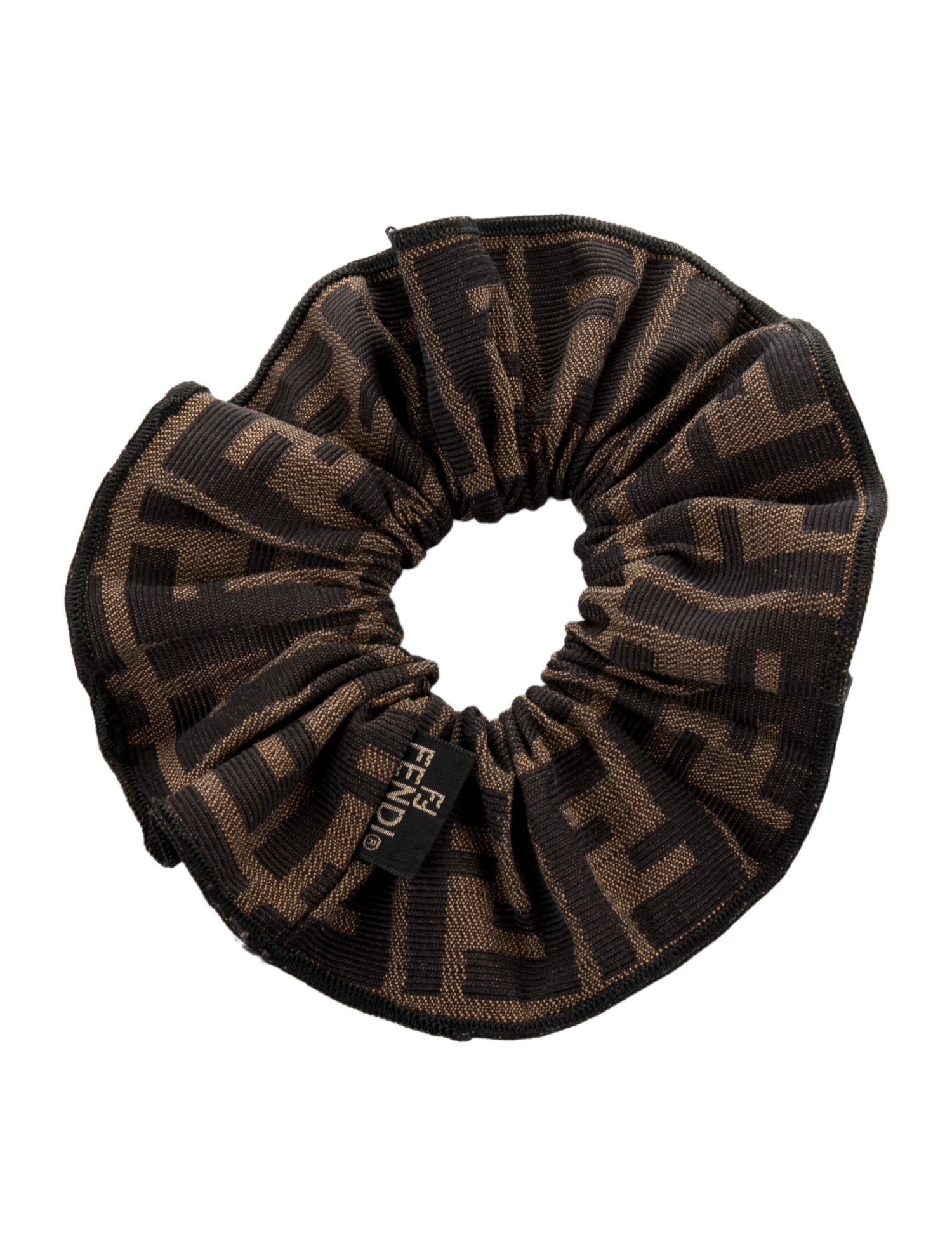 Fendi Zucca Logo Scrunchie
