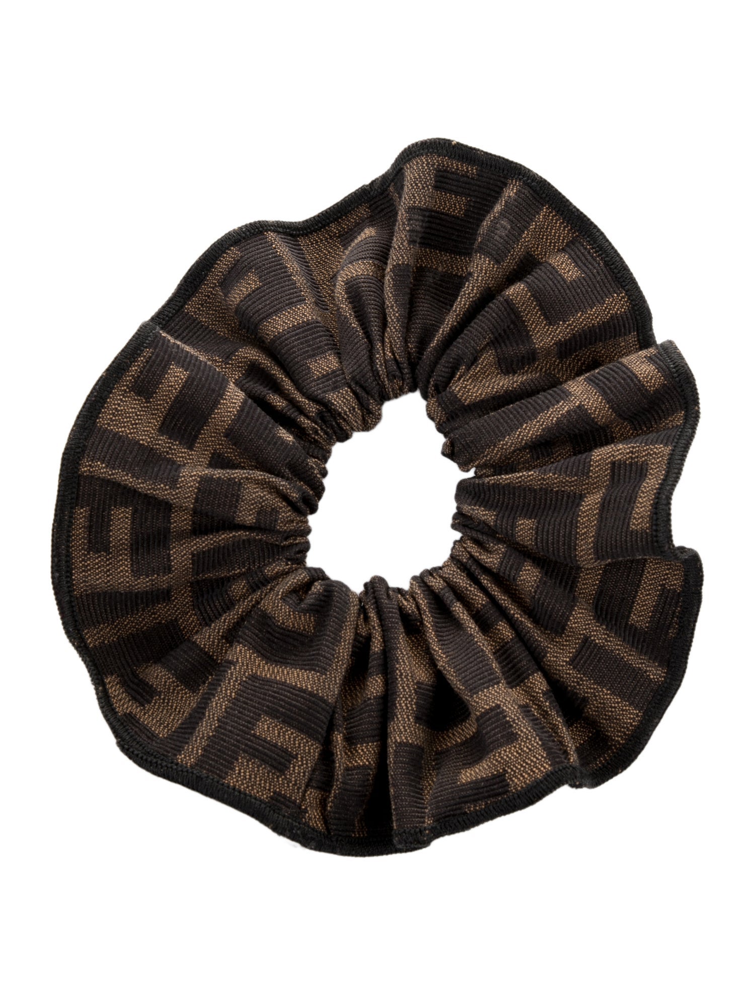 Fendi Zucca Logo Scrunchie