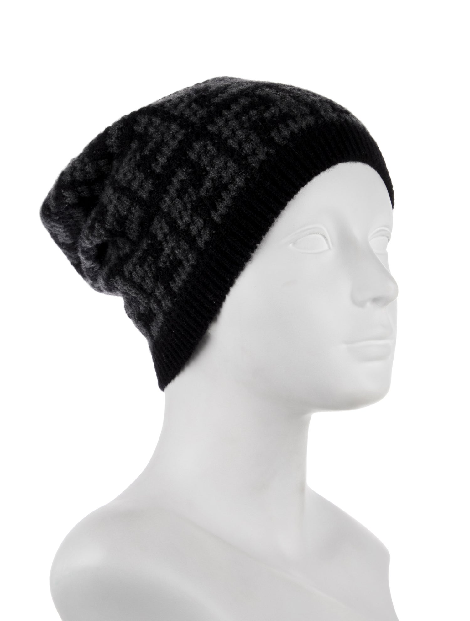 Fendi Cashmere Quilted Beanie w/Tags