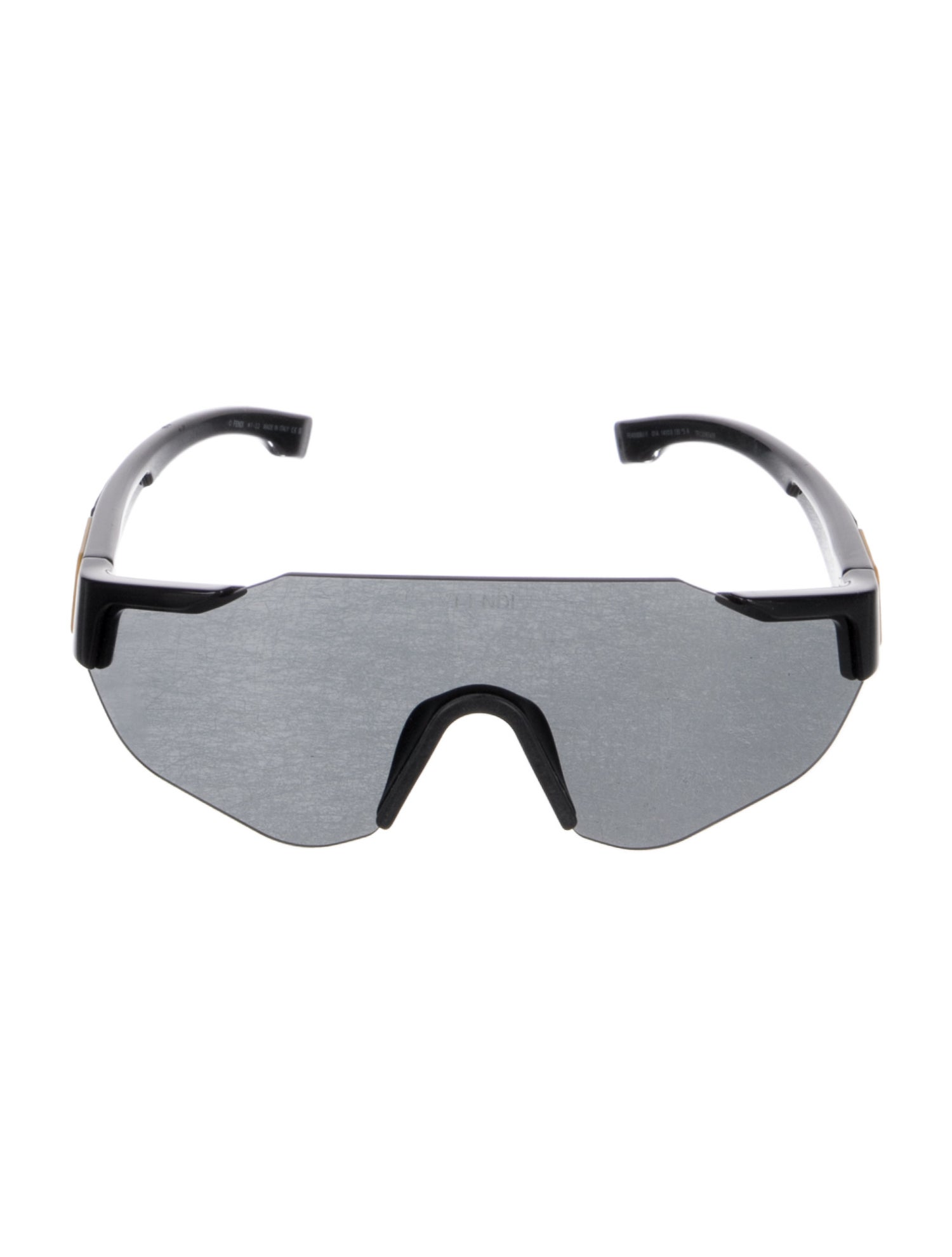 Fendi Zucca FF Logo Shield Sunglasses