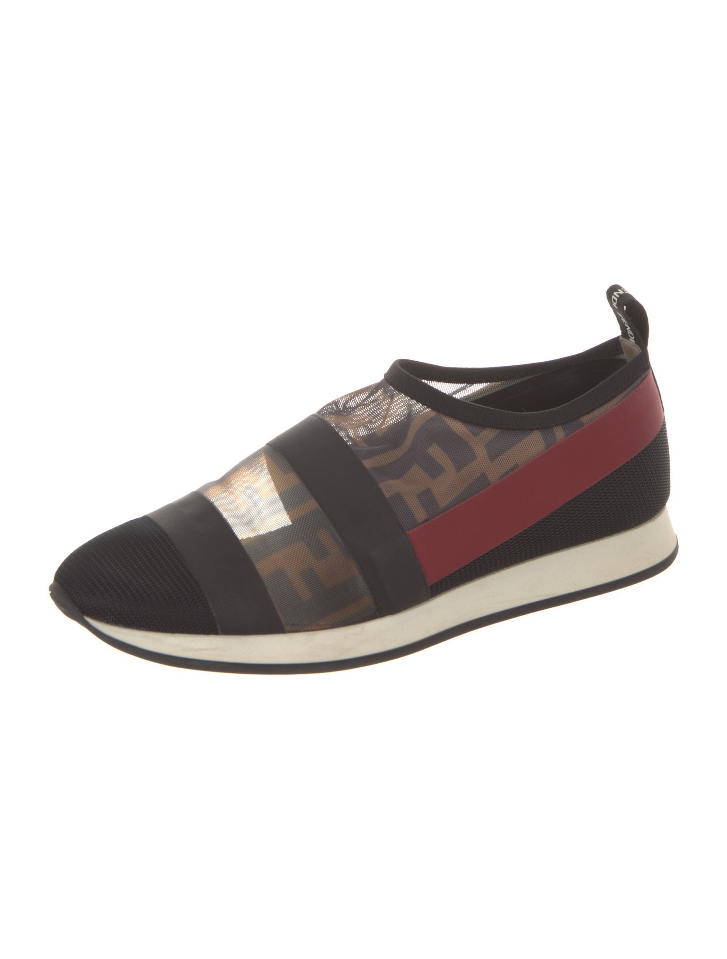 Fendi Zucca FF Logo Mesh Sneakers