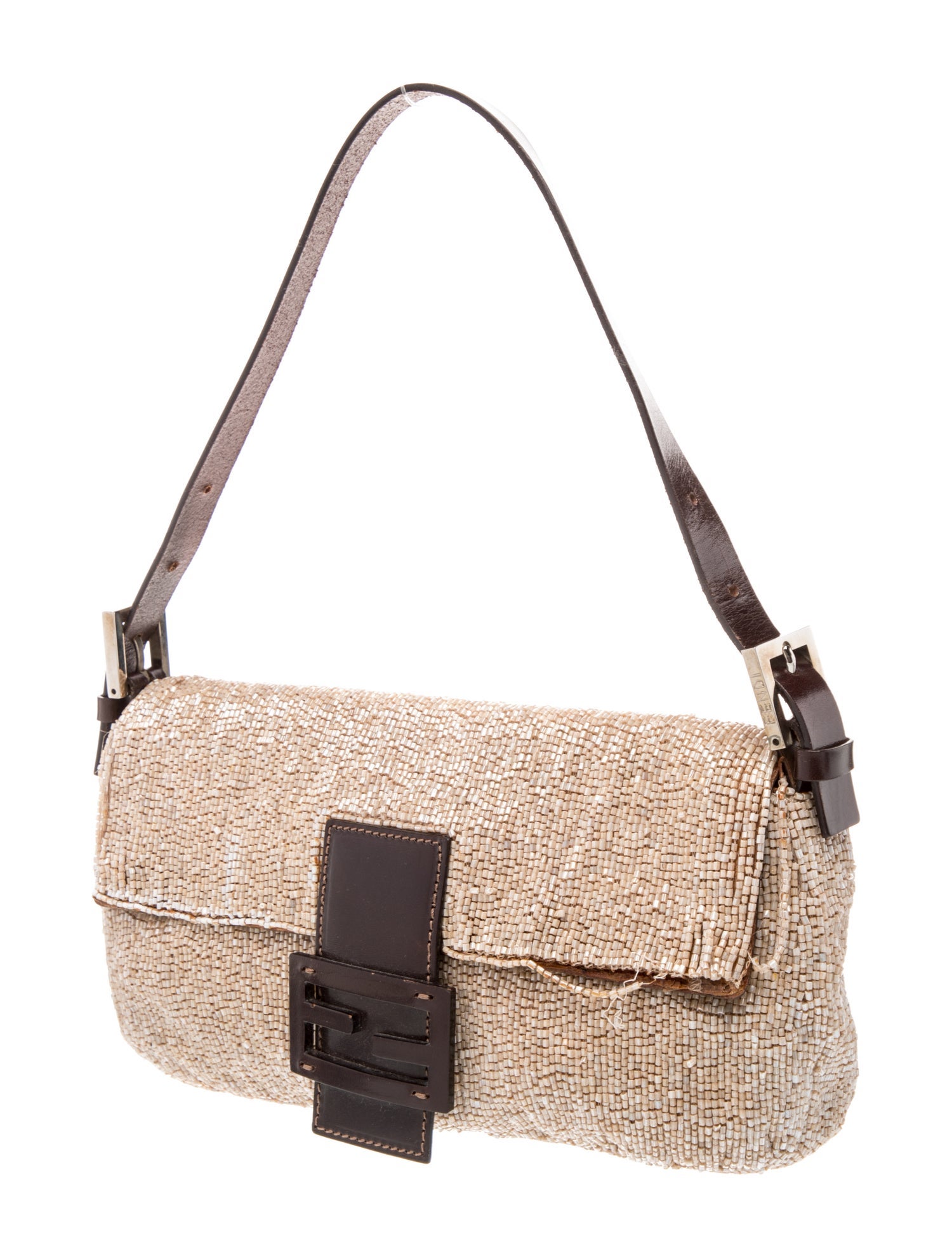 Fendi Baguette - Metallic Shoulder Bags, Handbags - FEN433739