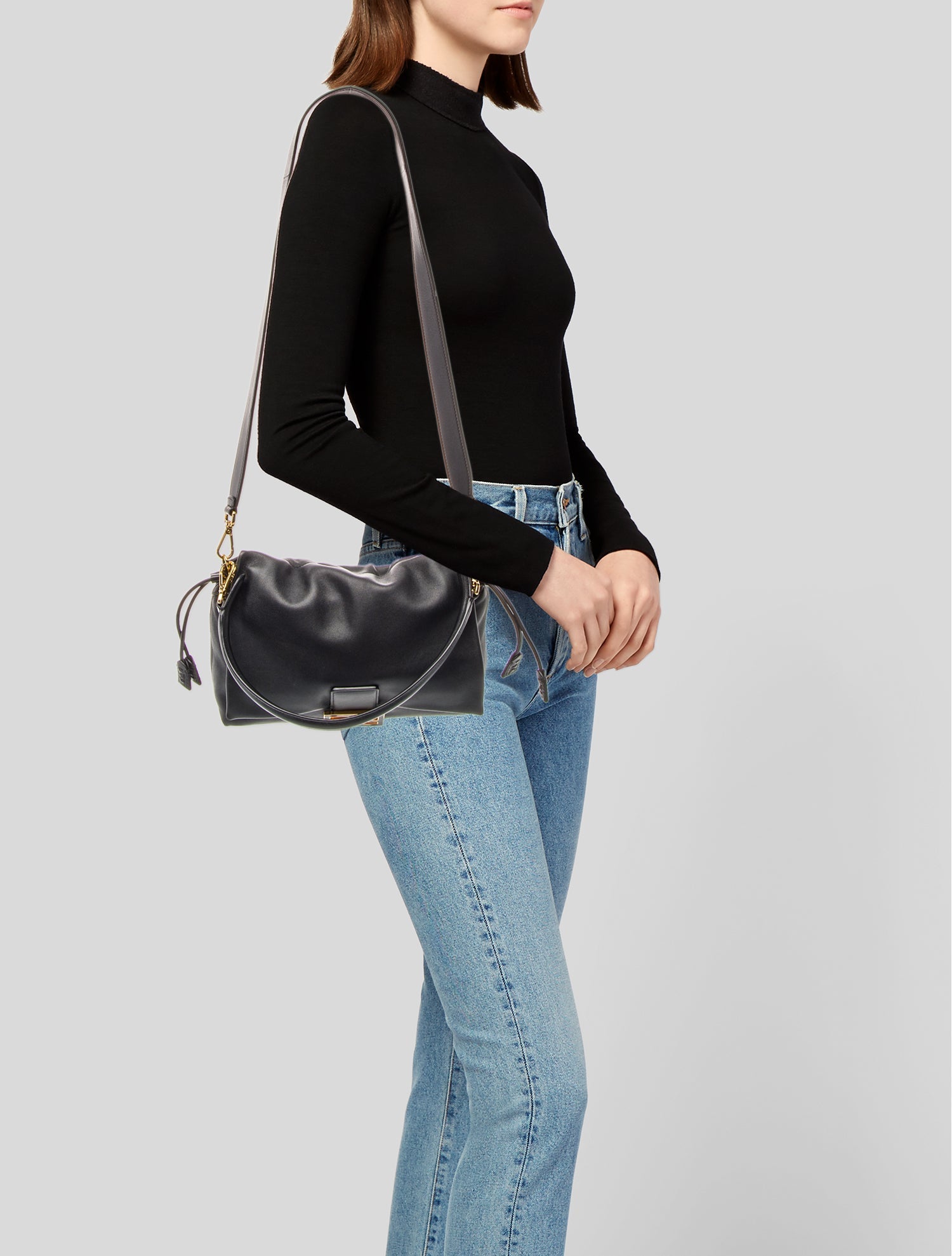 Fendi Leather Mamma Baguette Large 2025