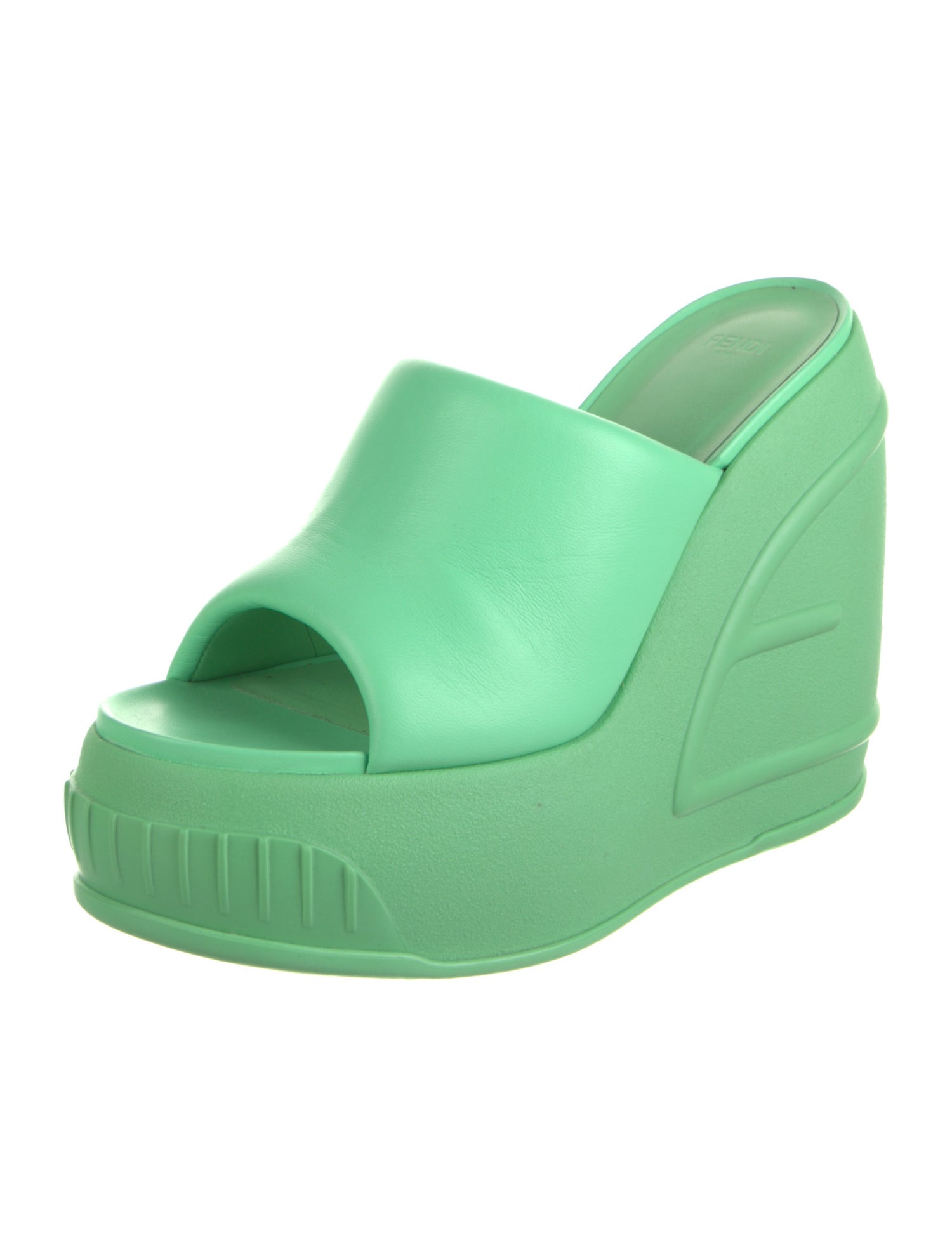 Fendi Leather Slides