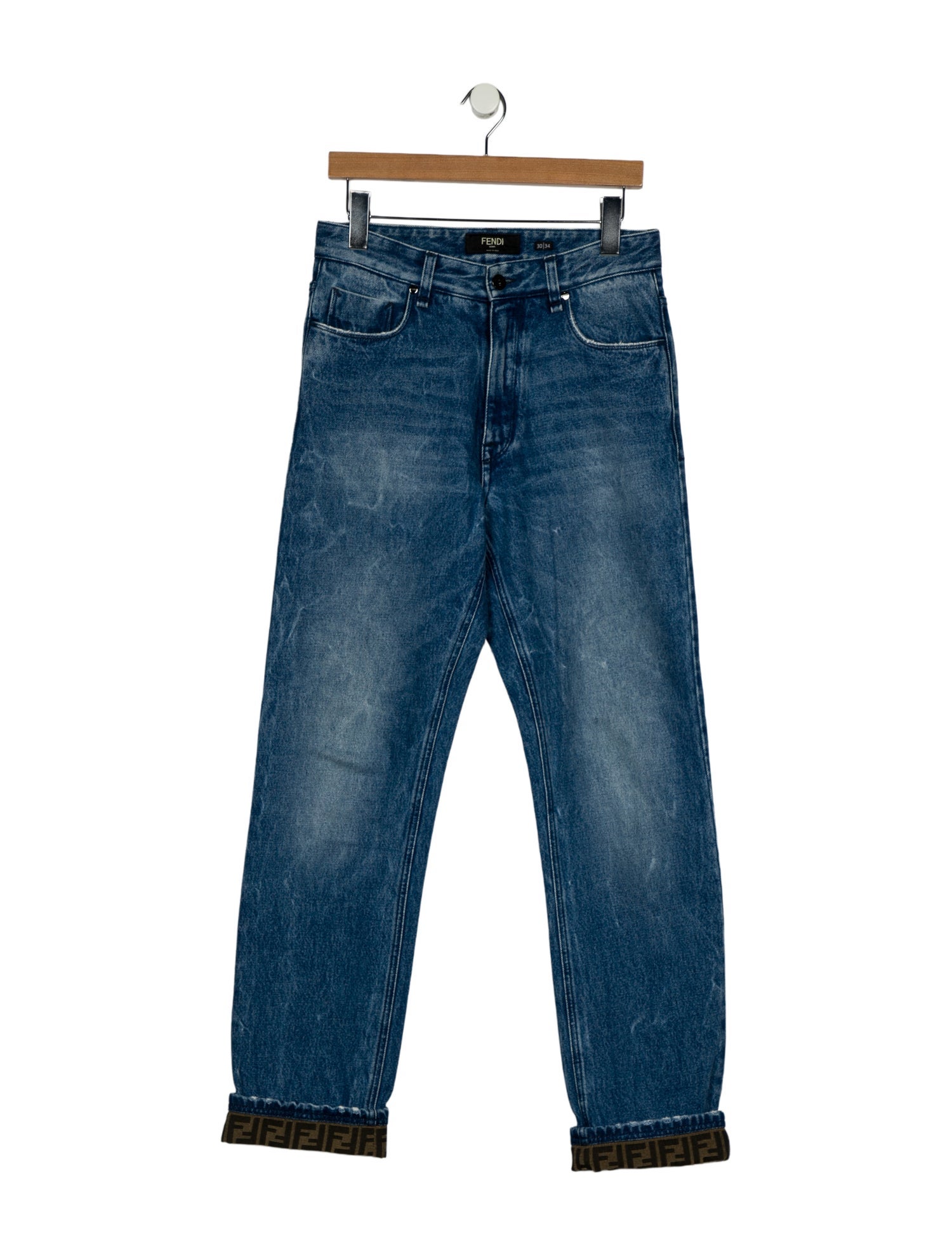 Fendi Straight-Leg Jeans