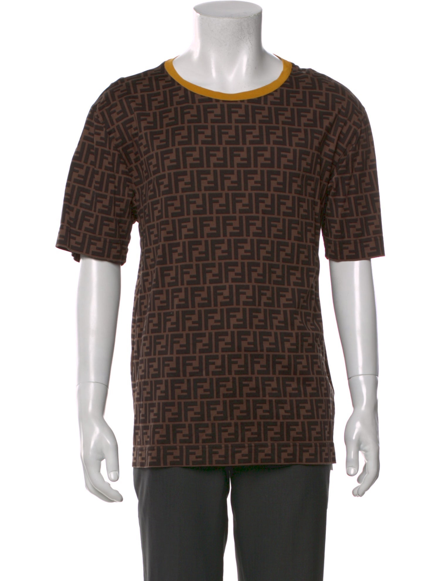 Fendi Zucca FF Logo Printed T-Shirt