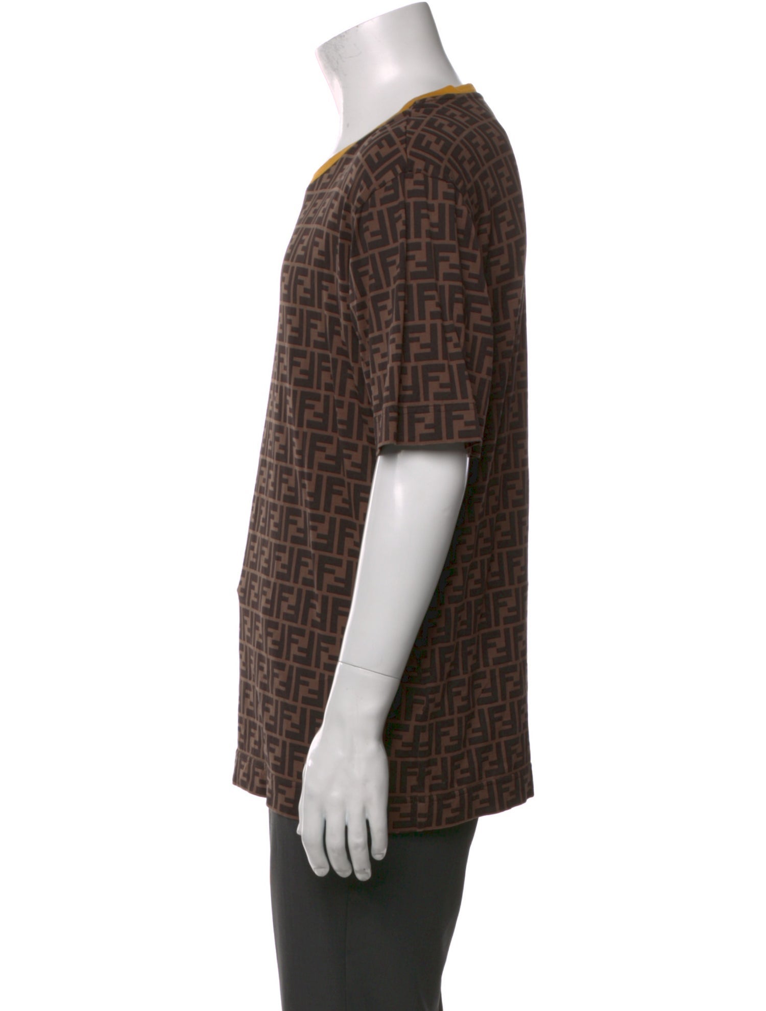 Fendi Zucca FF Logo Printed T-Shirt