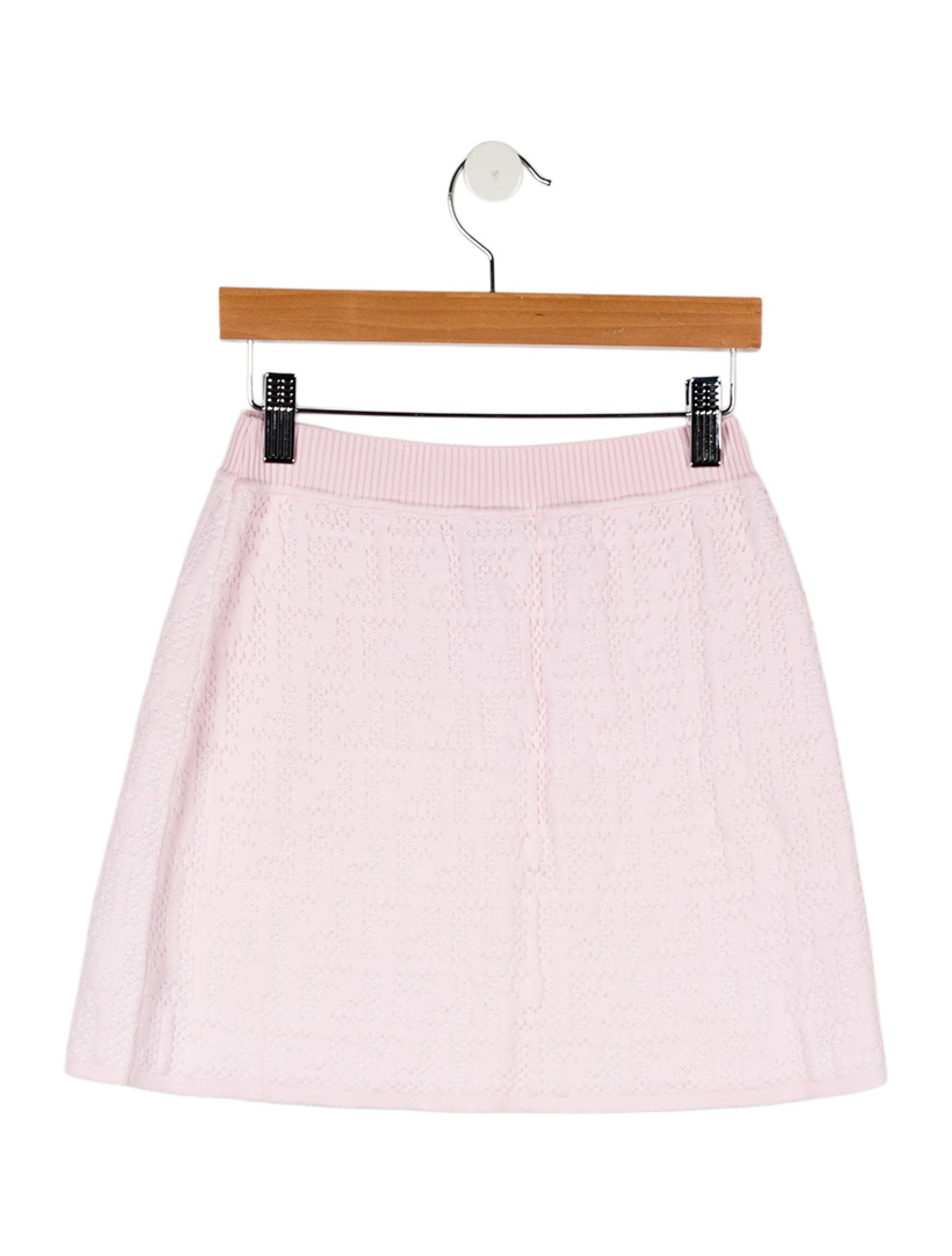 Fendi Girls' Zucca FF Knit Skirt