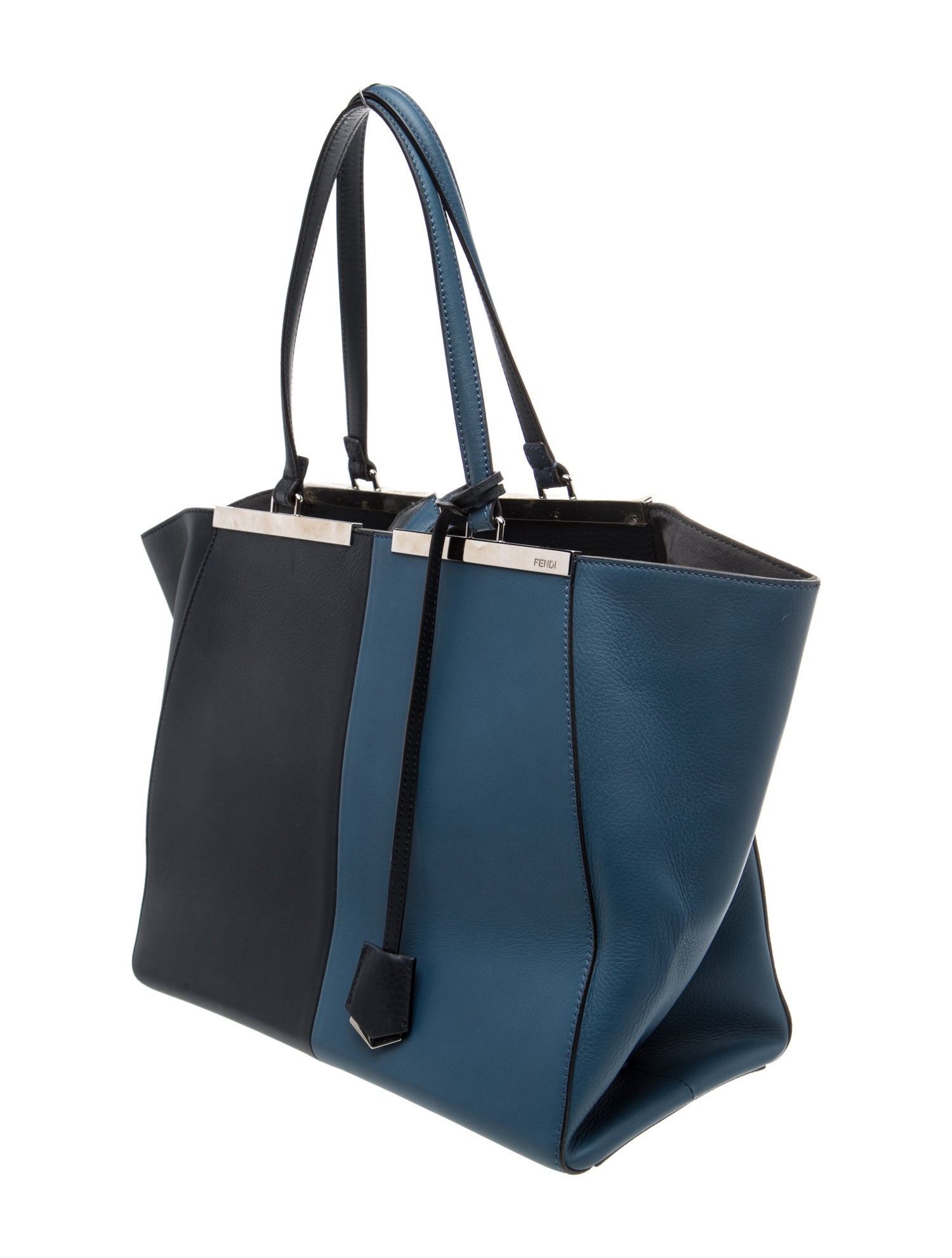 Fendi Leather 3Jours Large - Black Shoulder Bags, Handbags