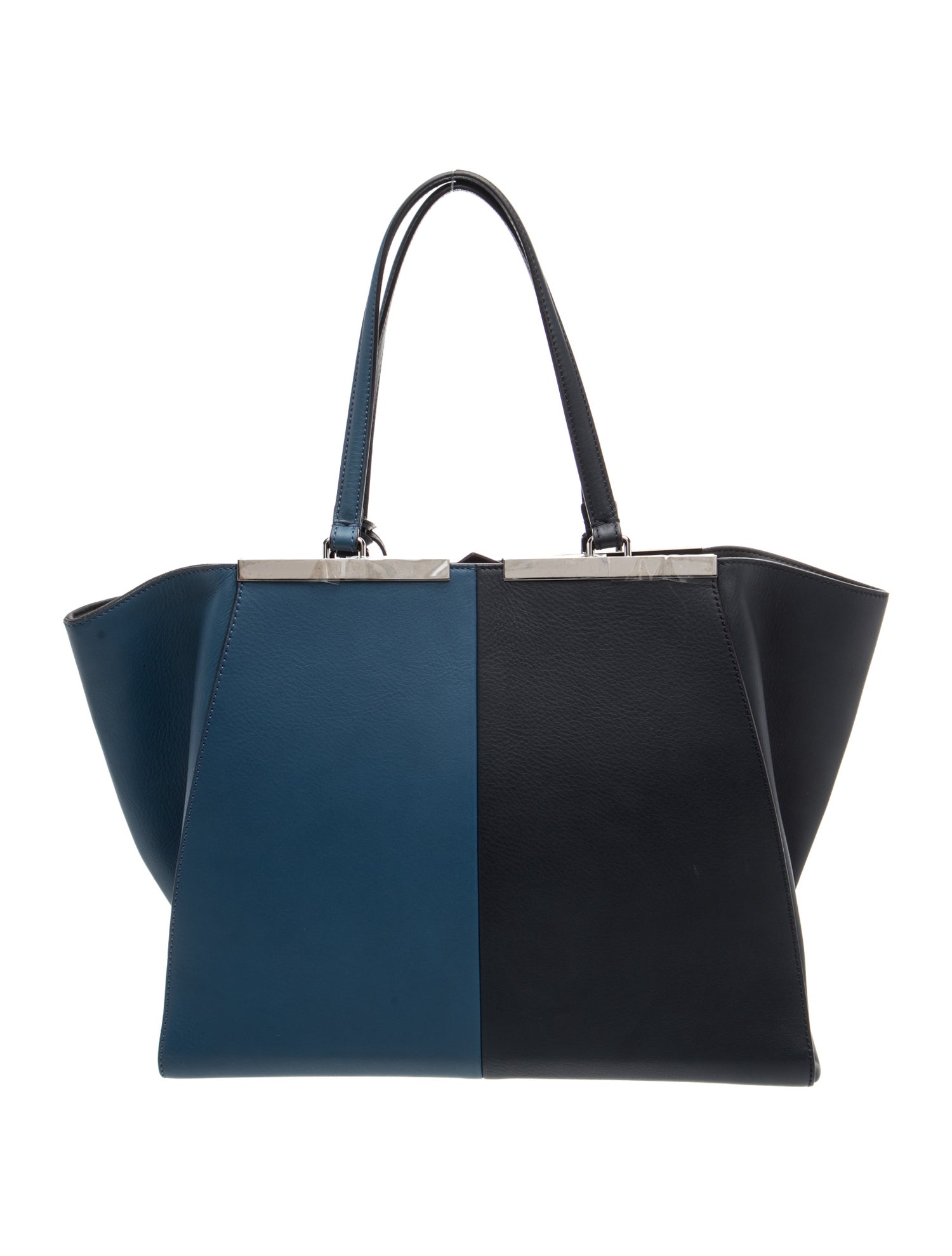 Fendi Leather 3Jours Large - Black Shoulder Bags, Handbags