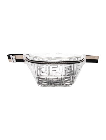Pre-owned Fendi Zucca Ff Belt Bag