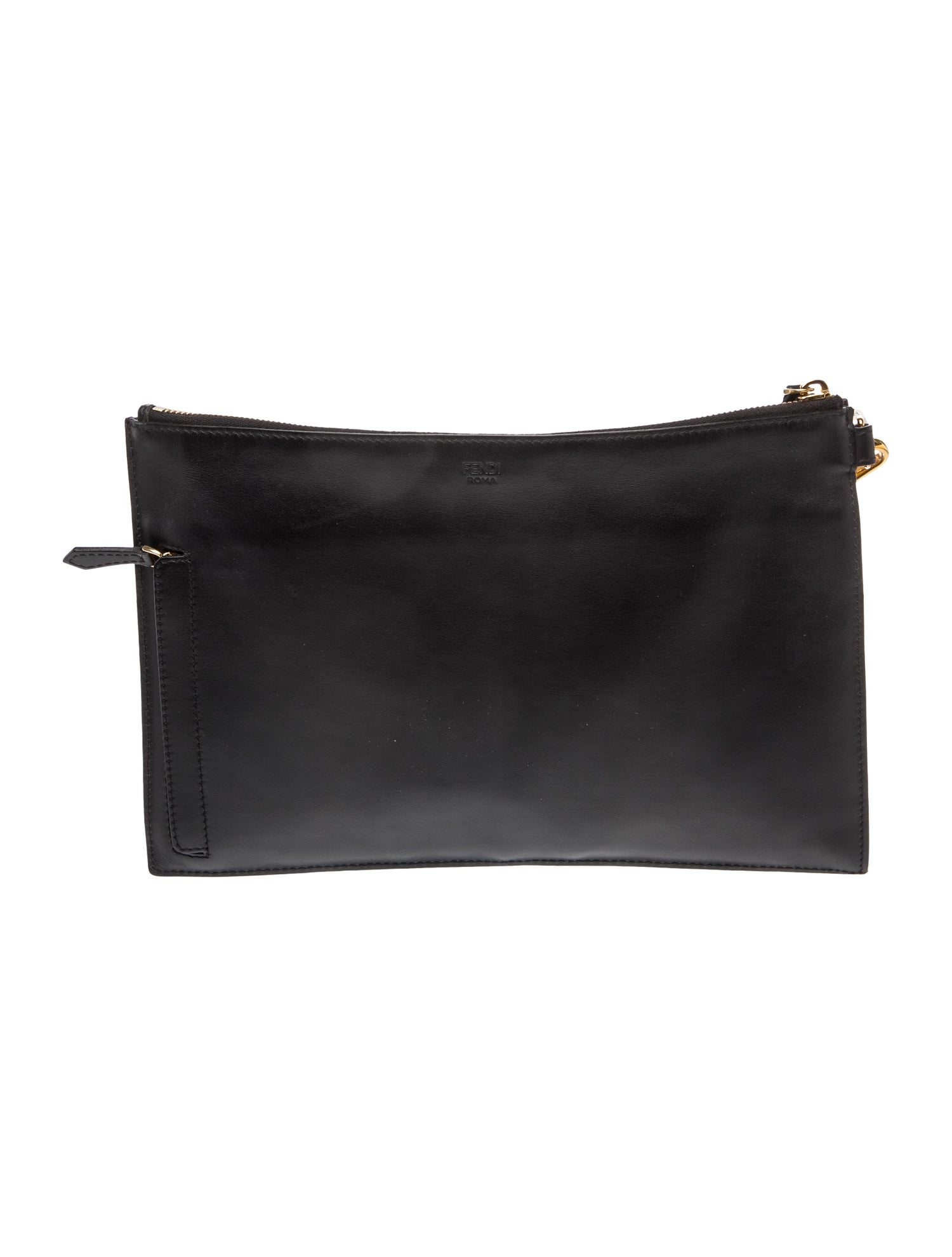 Fendi Monsters Monster Eye Pouch - Black Clutches, Handbags